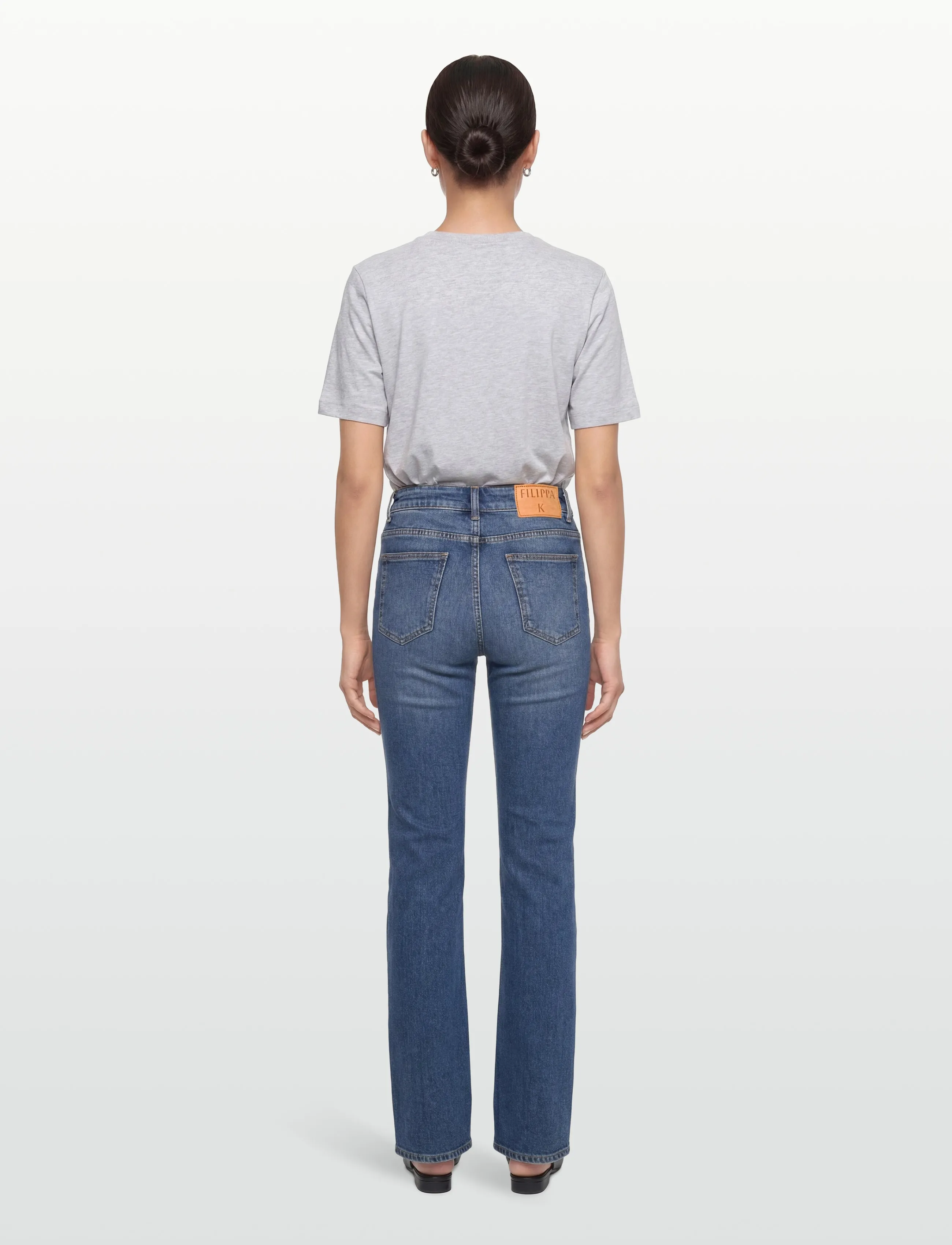 Filippa K - Stella Jeans - straight jeans - mid blue - 4