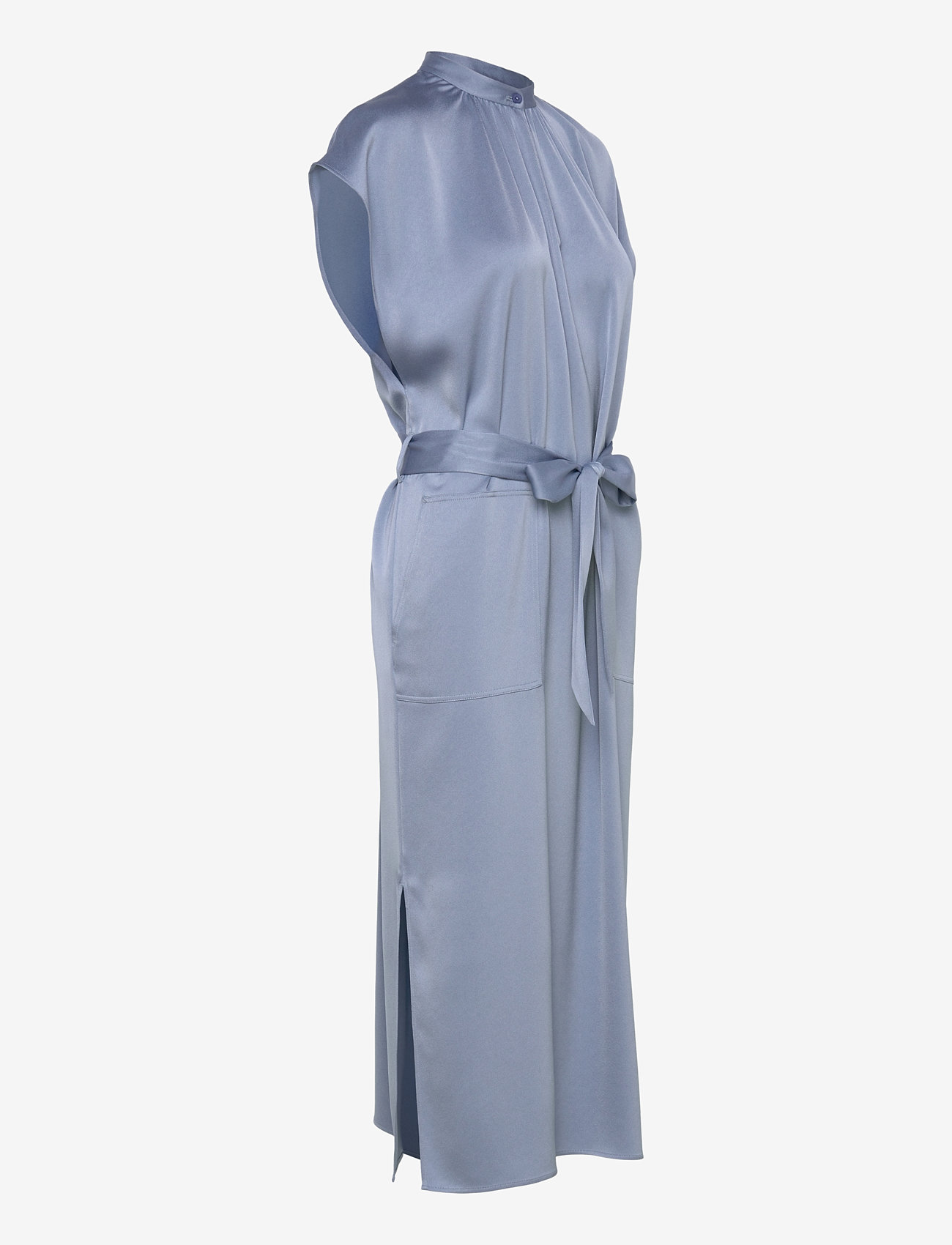 Filippa K - Belted Stand Collar Dress - cocktailkleider - air blue - 2