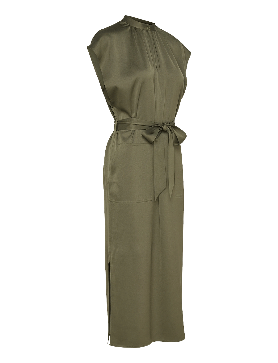 filippa k belted evening dress Belted Long Sleeve Dress