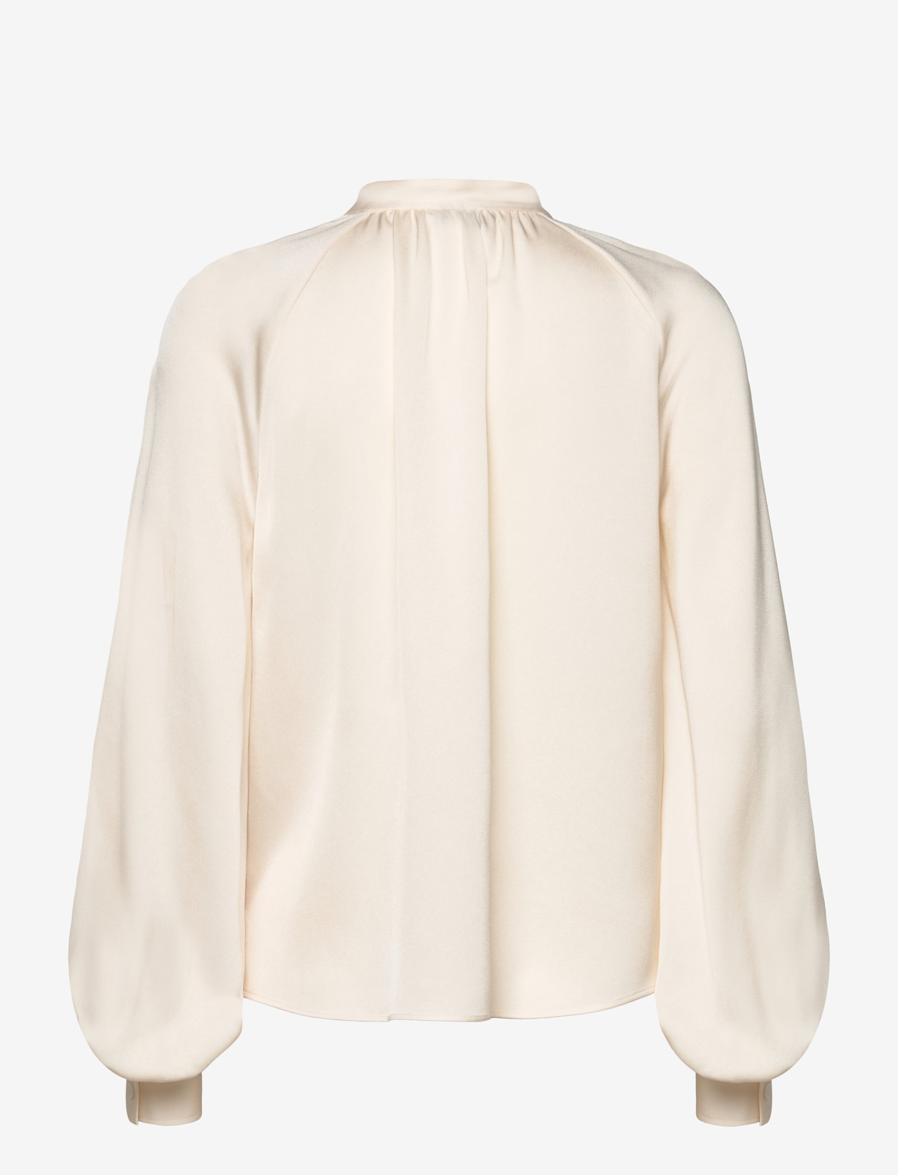 Filippa K - Stand Collar Blouse - langärmlige blusen - cream - 1
