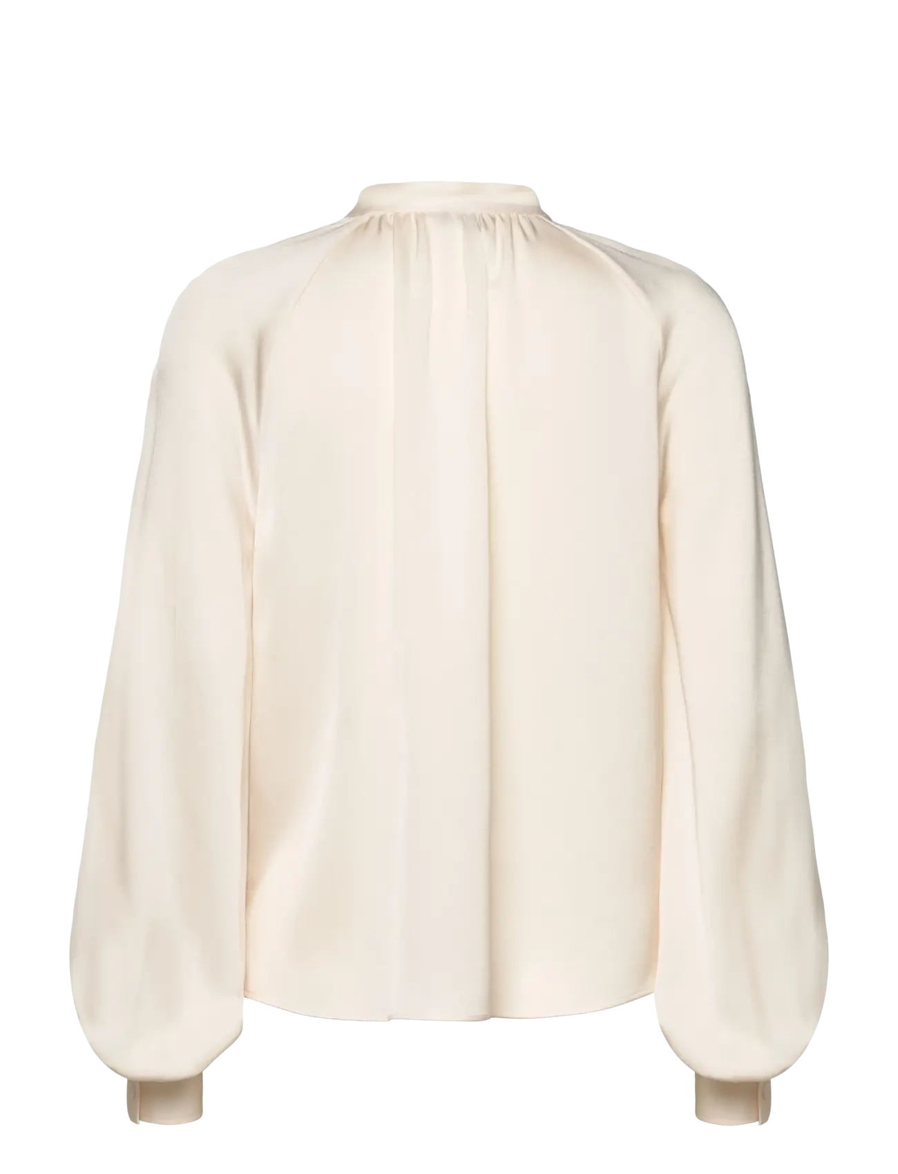 Filippa K - Stand Collar Blouse - langærmede bluser - cream - 1