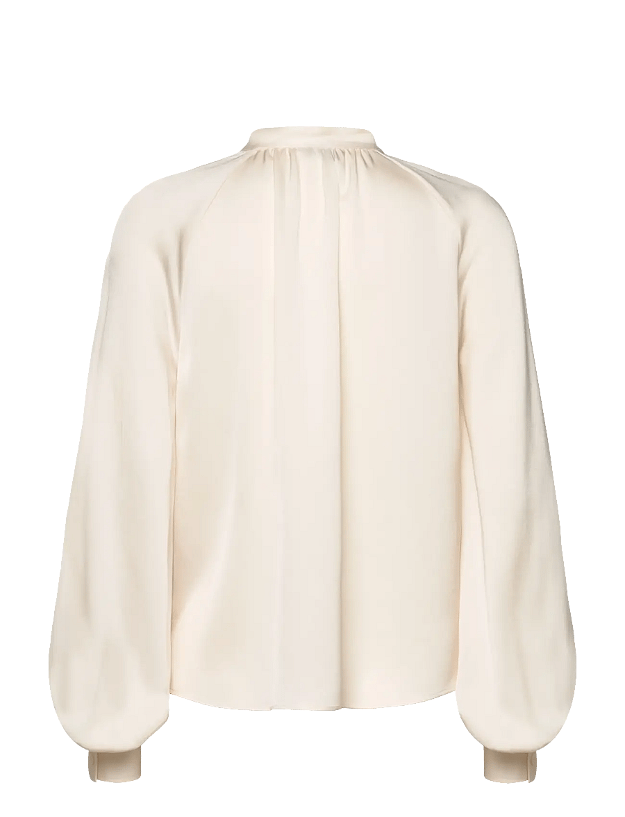 Filippa K - Stand Collar Blouse - blouses à manches longues - cream - 2