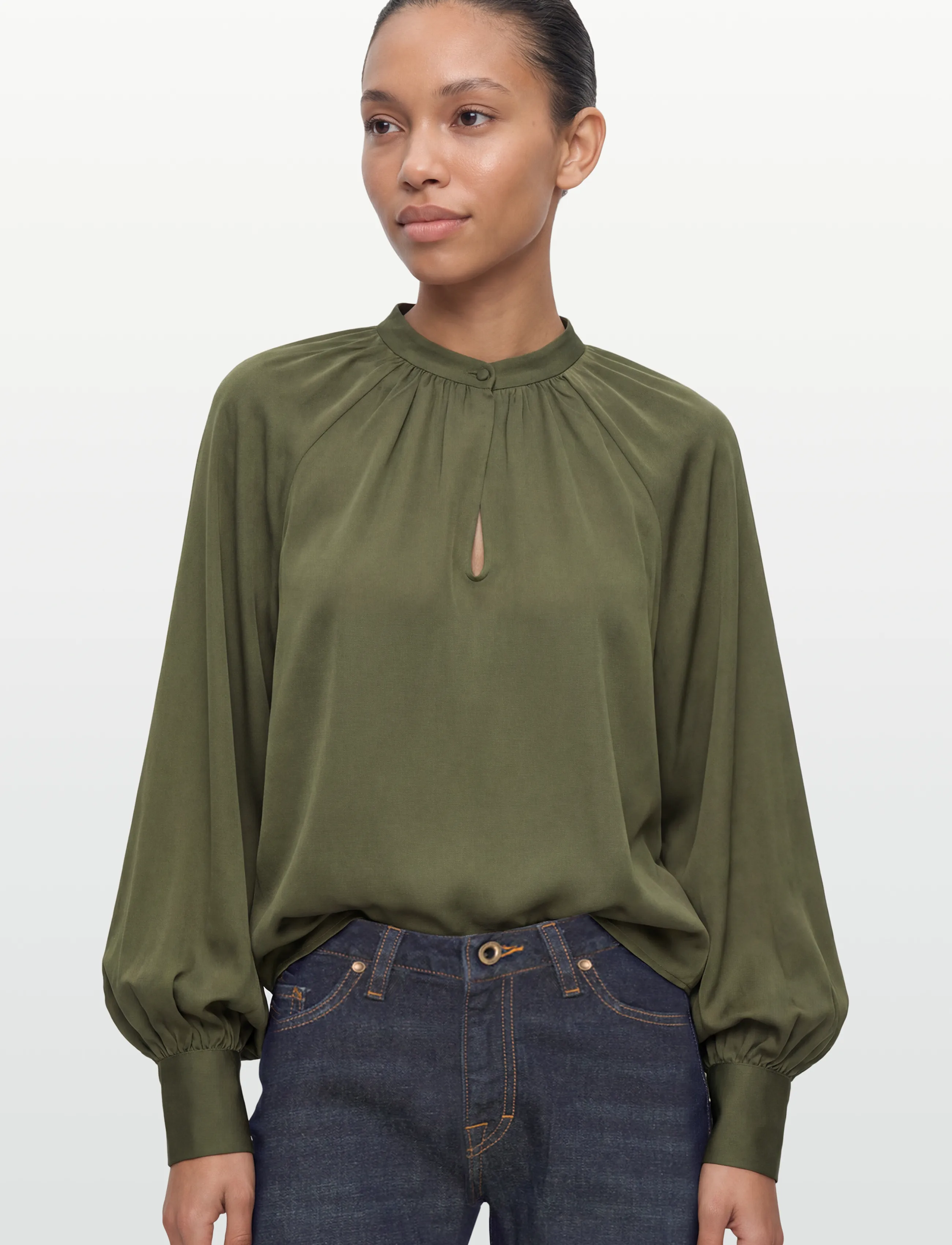 Filippa K Stand Collar Blouse skjortor & blusar dam – bild 2