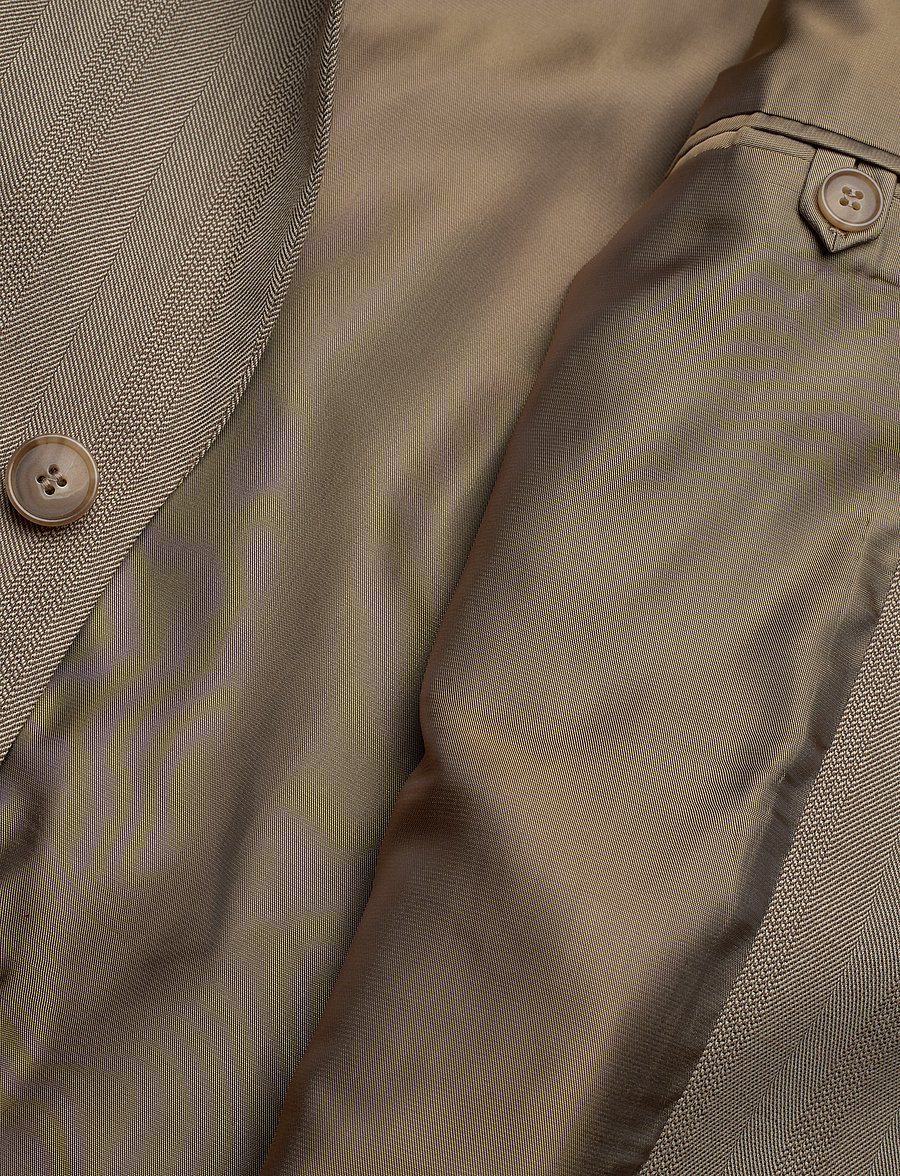 Filippa K - Tailored Herringbone Blazer - einreihige blazer - khaki beig - 4