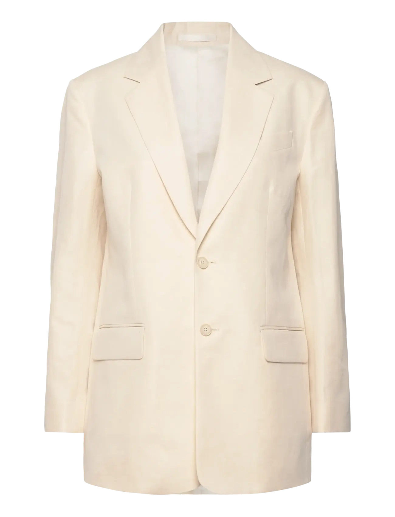 FILIPPA K Davina Baumwolle Linen Blazer Cream - 40 - Damen