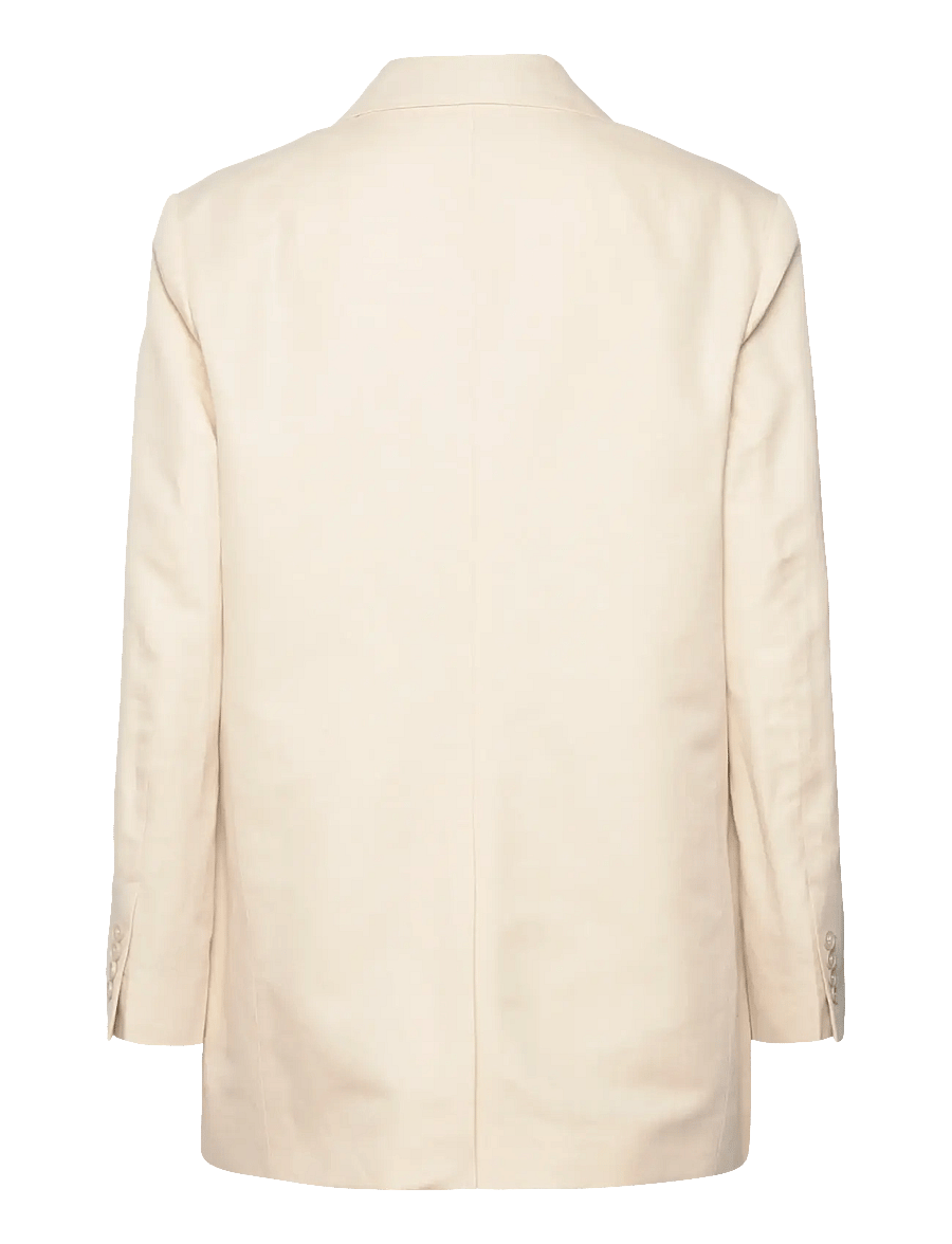 Filippa K - Davina Cotton Linen Blazer - einreihige blazer - cream whit - 1