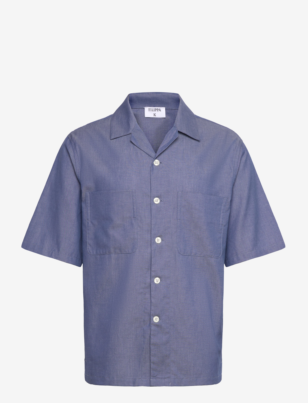 Filippa K - Short Sleeve Resort Shirt - basic-hemden - ink blue - 0