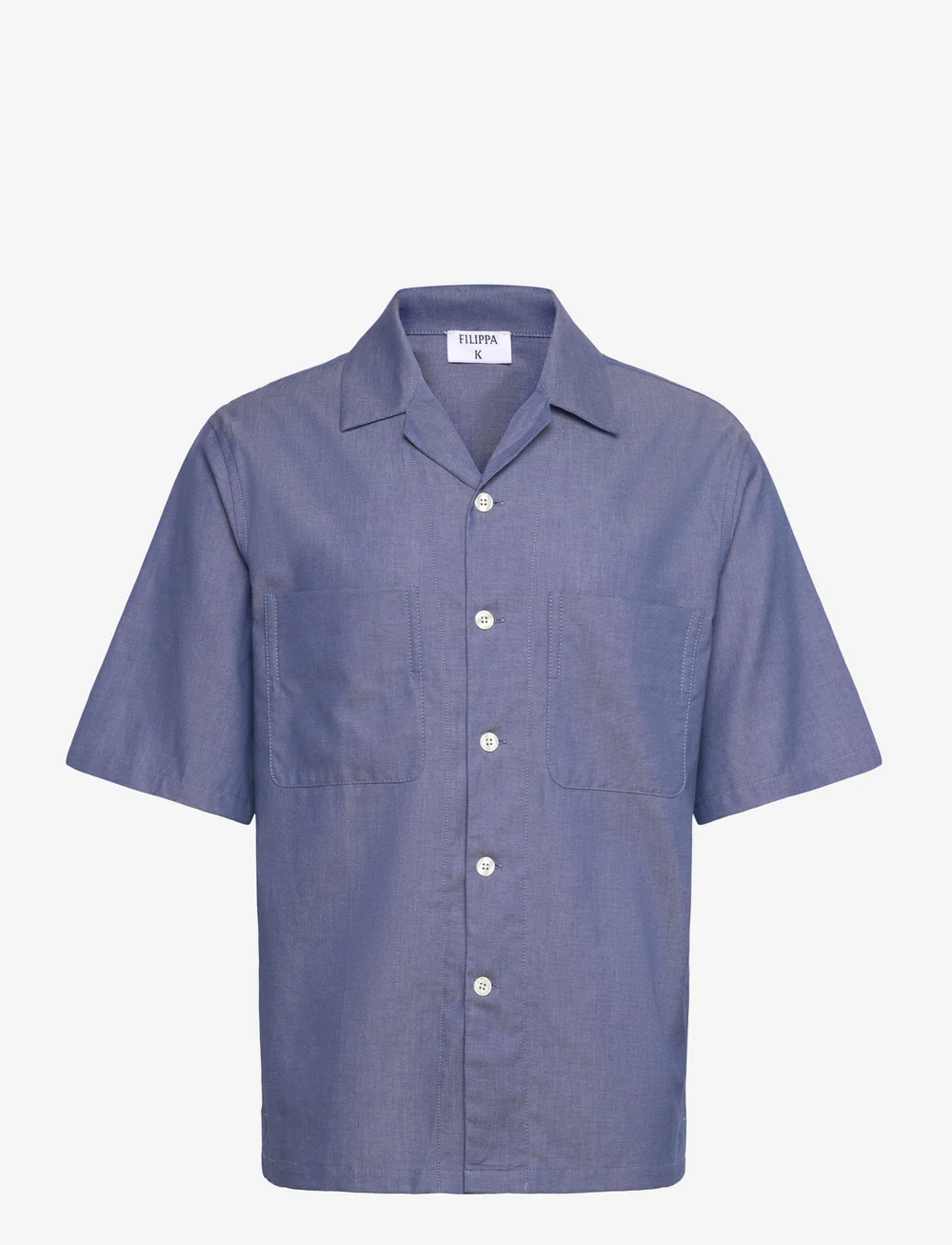 Filippa K - Short Sleeve Resort Shirt - laisvalaikio marškiniai - ink blue - 0