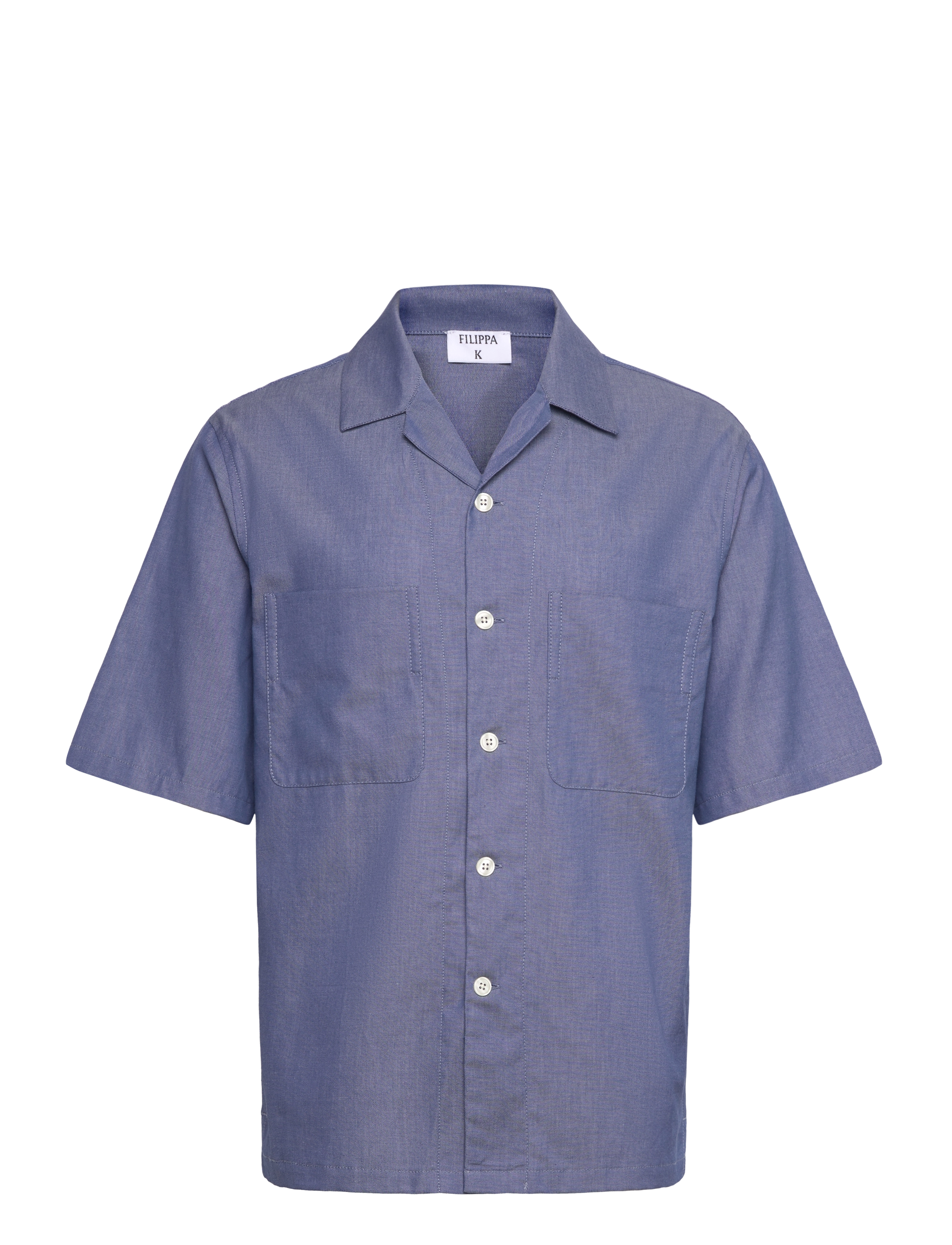 Filippa K - Short Sleeve Resort Shirt - ink blue - 0