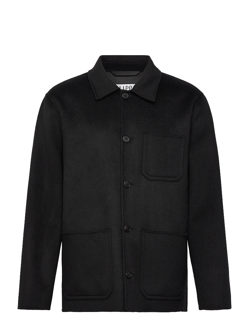 Filippa K - Doublé Wool Work Jacket - wolljacken - black - 0