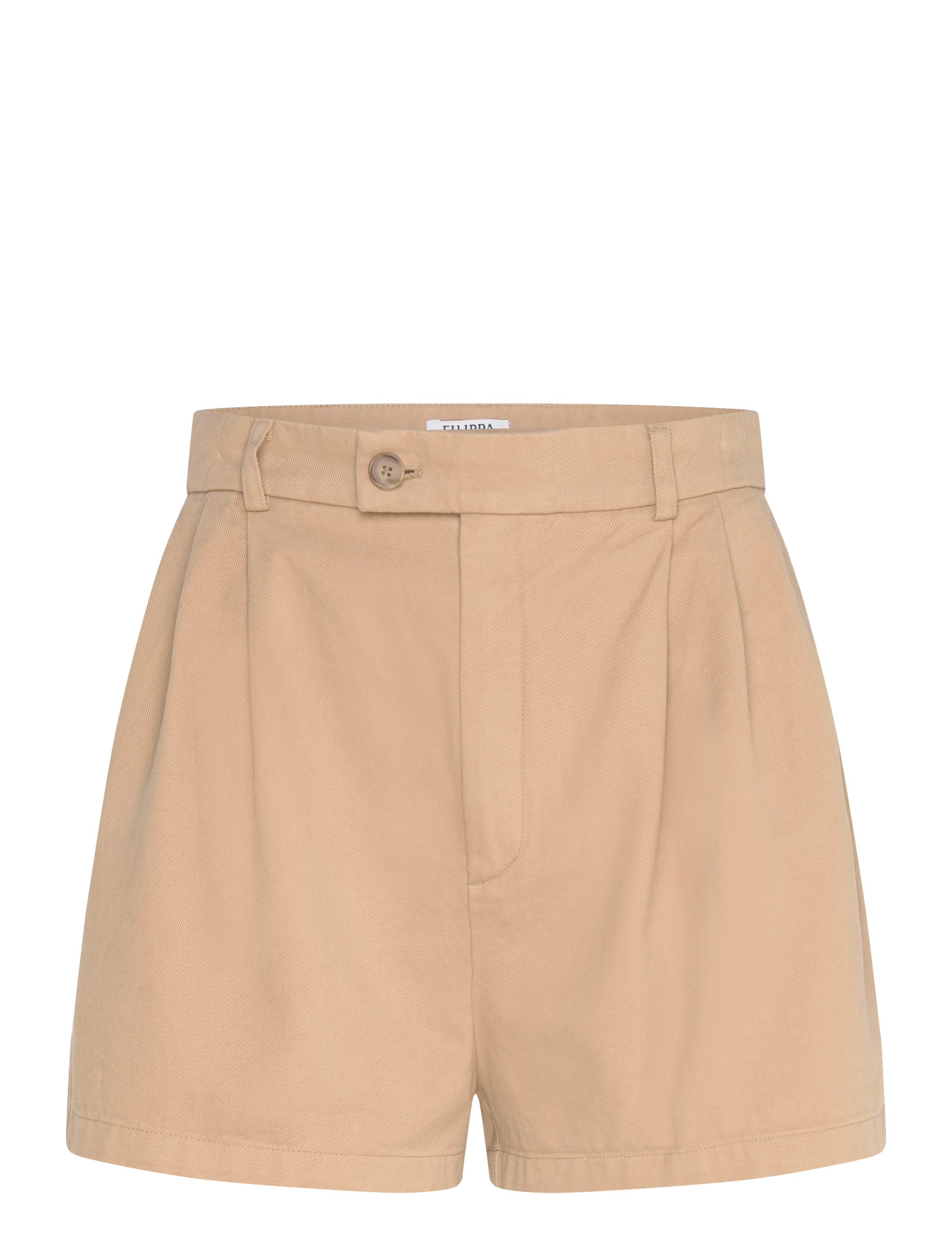 FILIPPA K High Waist Pleated Baumwolle Shor Beige - 38 - Damen
