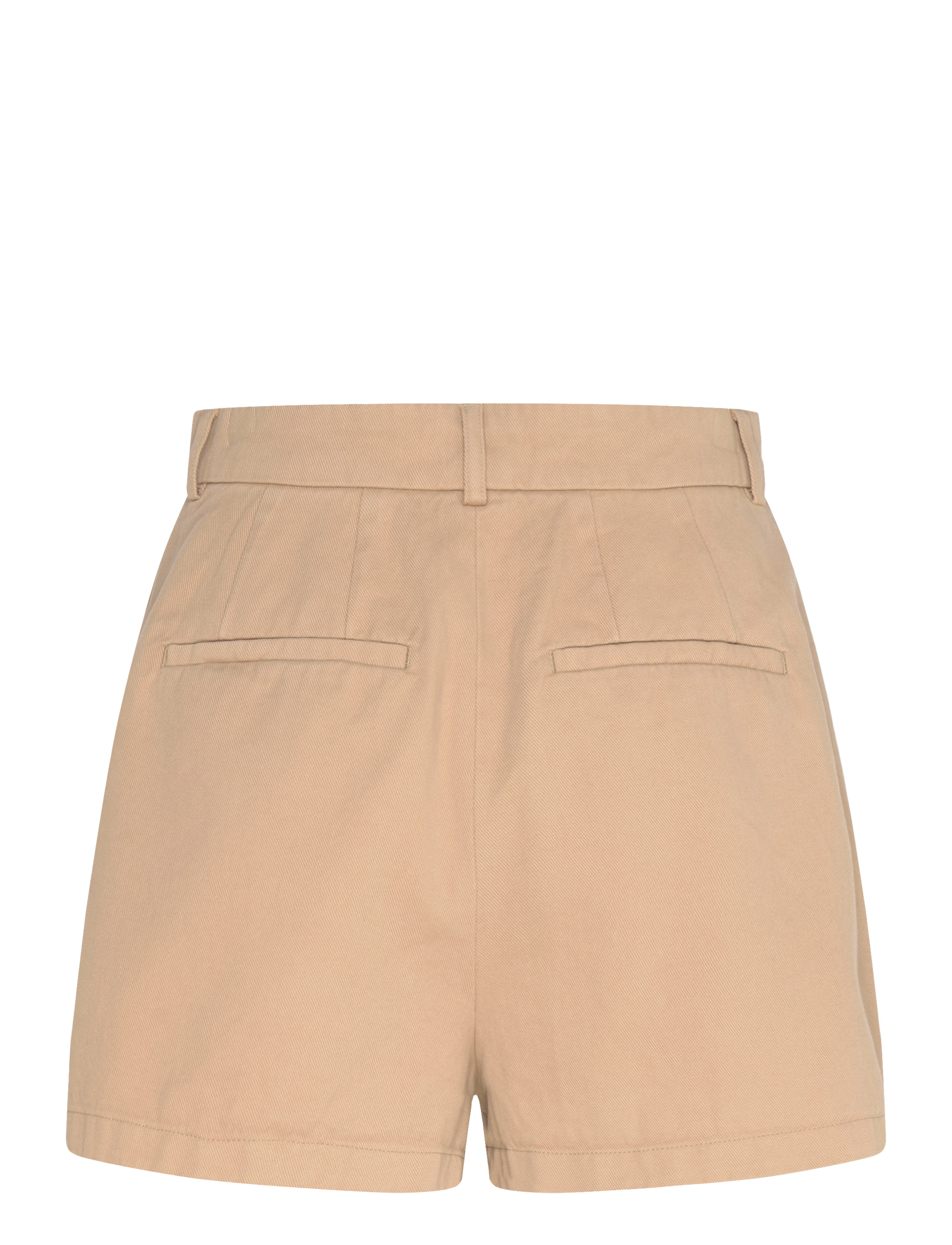 High Waist Pleated Cotton Shor 2
