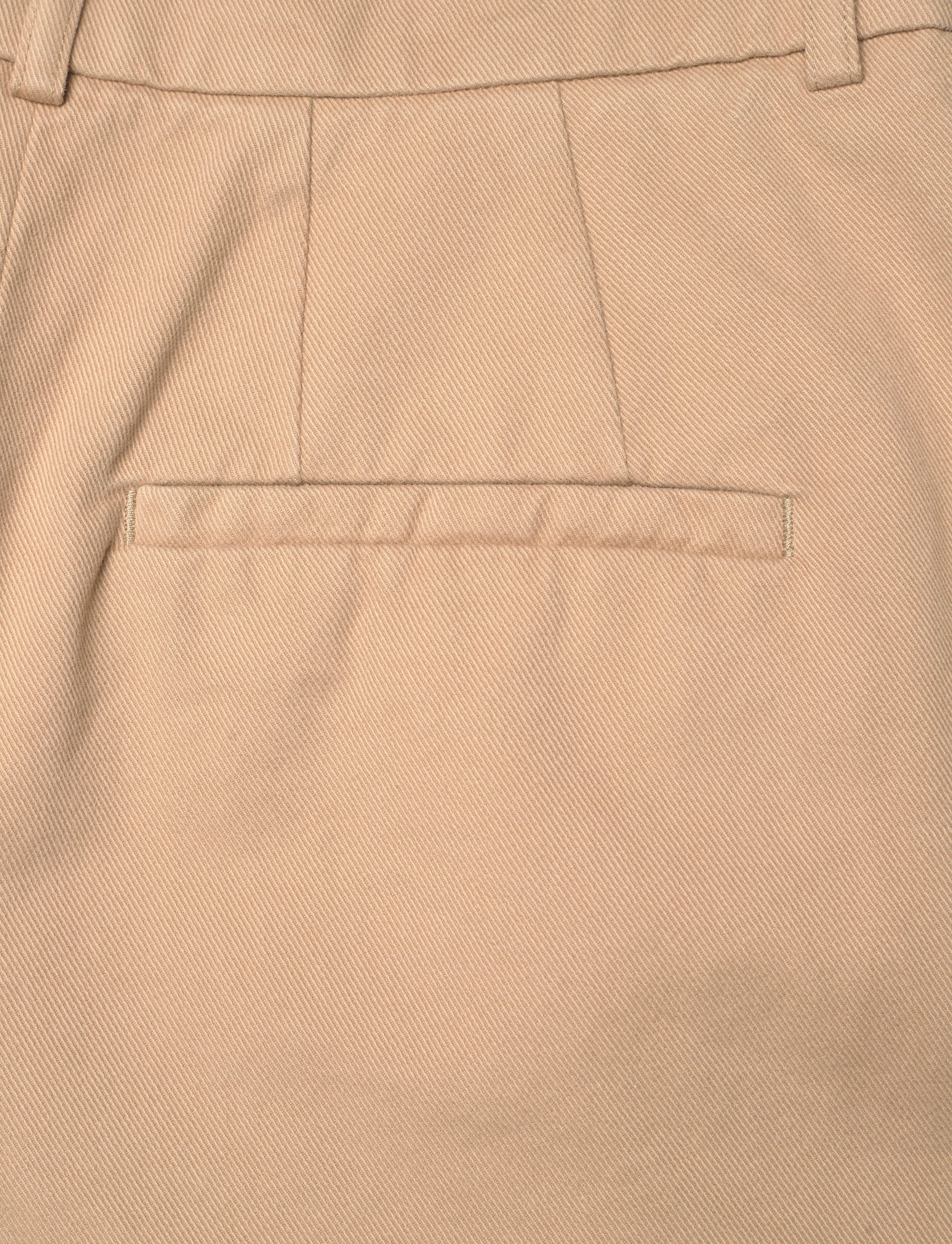 Filippa K - High Waist Pleated Cotton Shor - casual shorts - canvas bei - 4