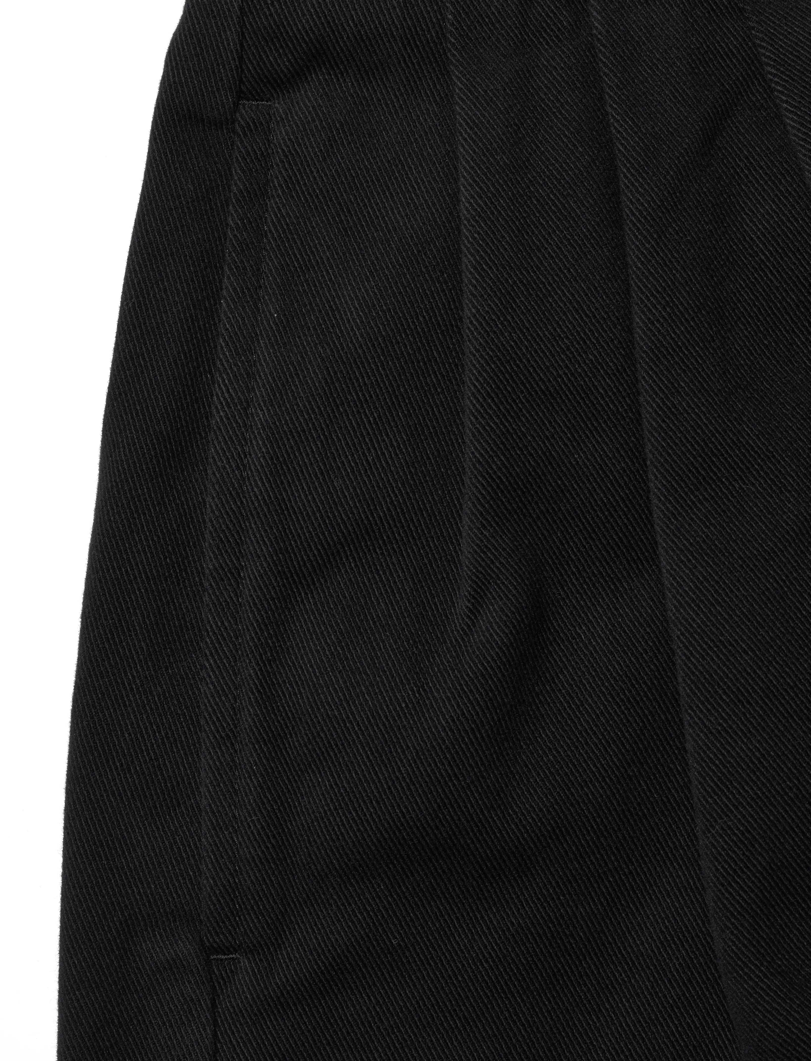 Filippa K - High Waist Pleated Cotton Shor - washed bla - 2