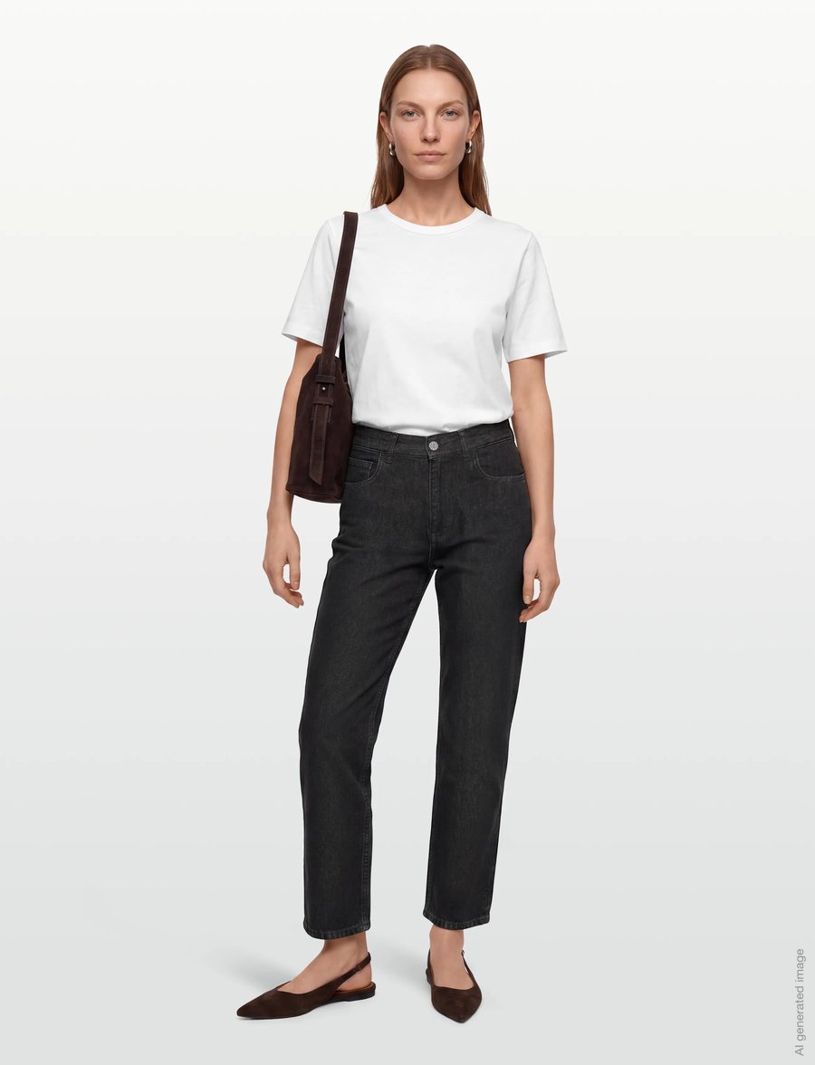 Filippa K - Tapered Jeans - tapered jeans - black wash - 0
