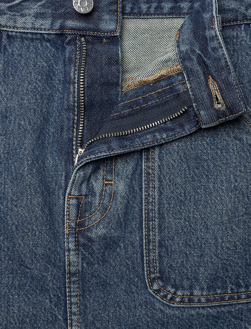 Filippa K - Patch Pocket Mini Skirt - teksaseelikud - washed mid - 3