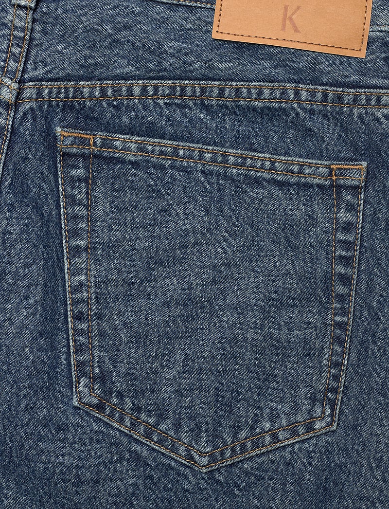 Filippa K - Patch Pocket Mini Skirt - teksaseelikud - washed mid - 4