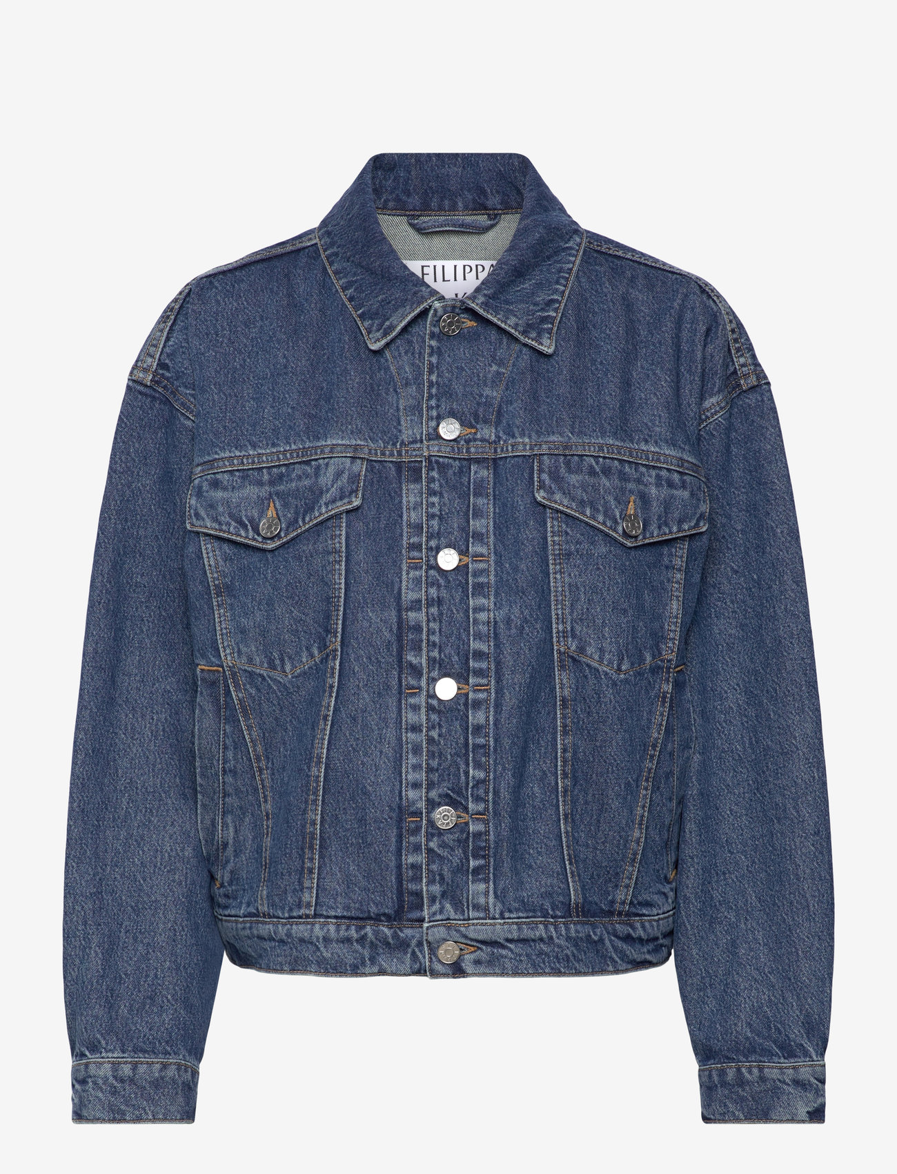 Filippa K - Relaxed Jean Jacket - frühlingsjacken - washed mid - 0