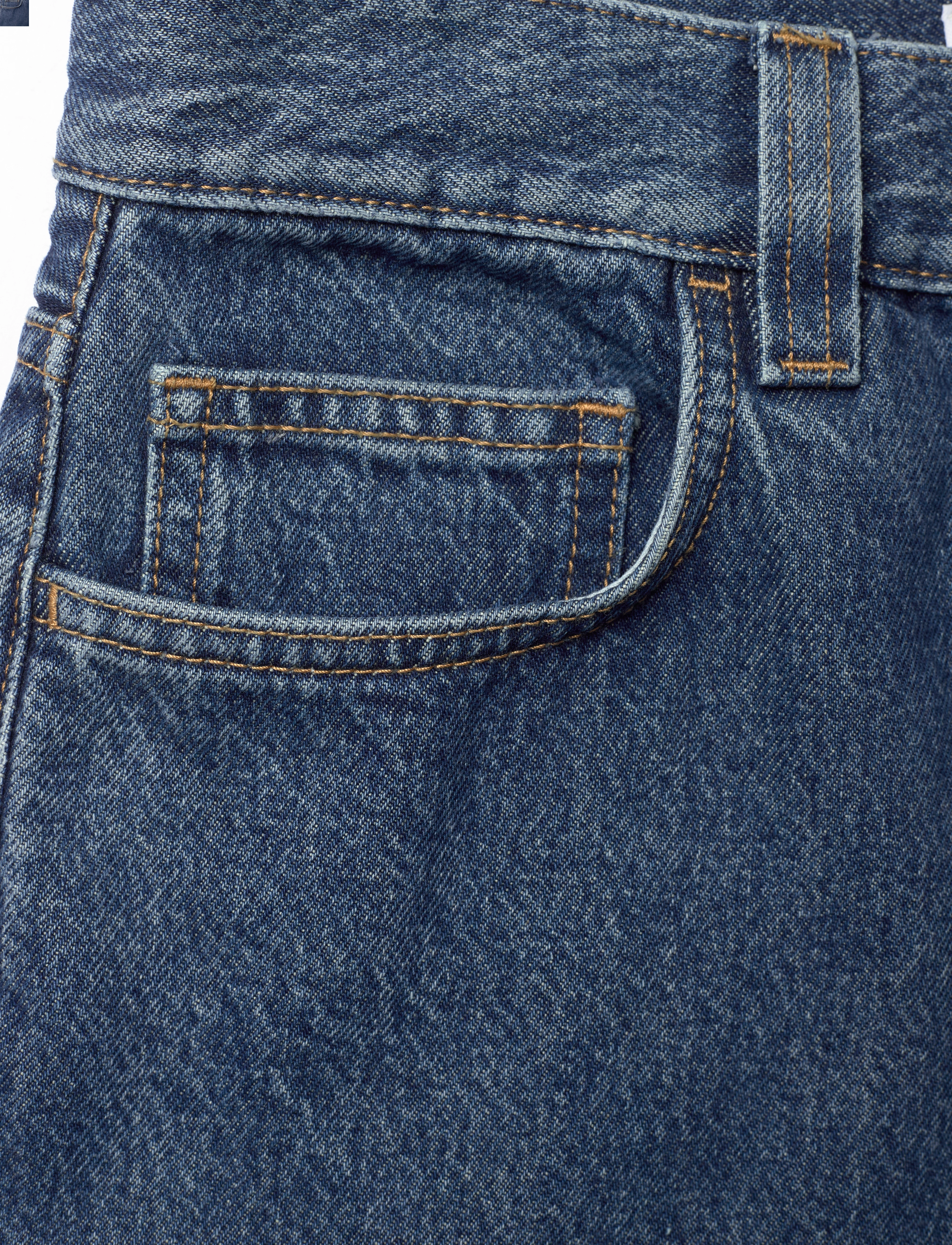 Filippa K - Jean Work Shorts - washed mid - 3