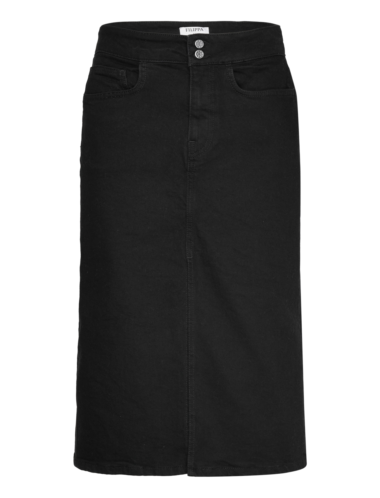 Filippa K Trucker Jean Skirt - Transitional Layering - BLACK WASH / black