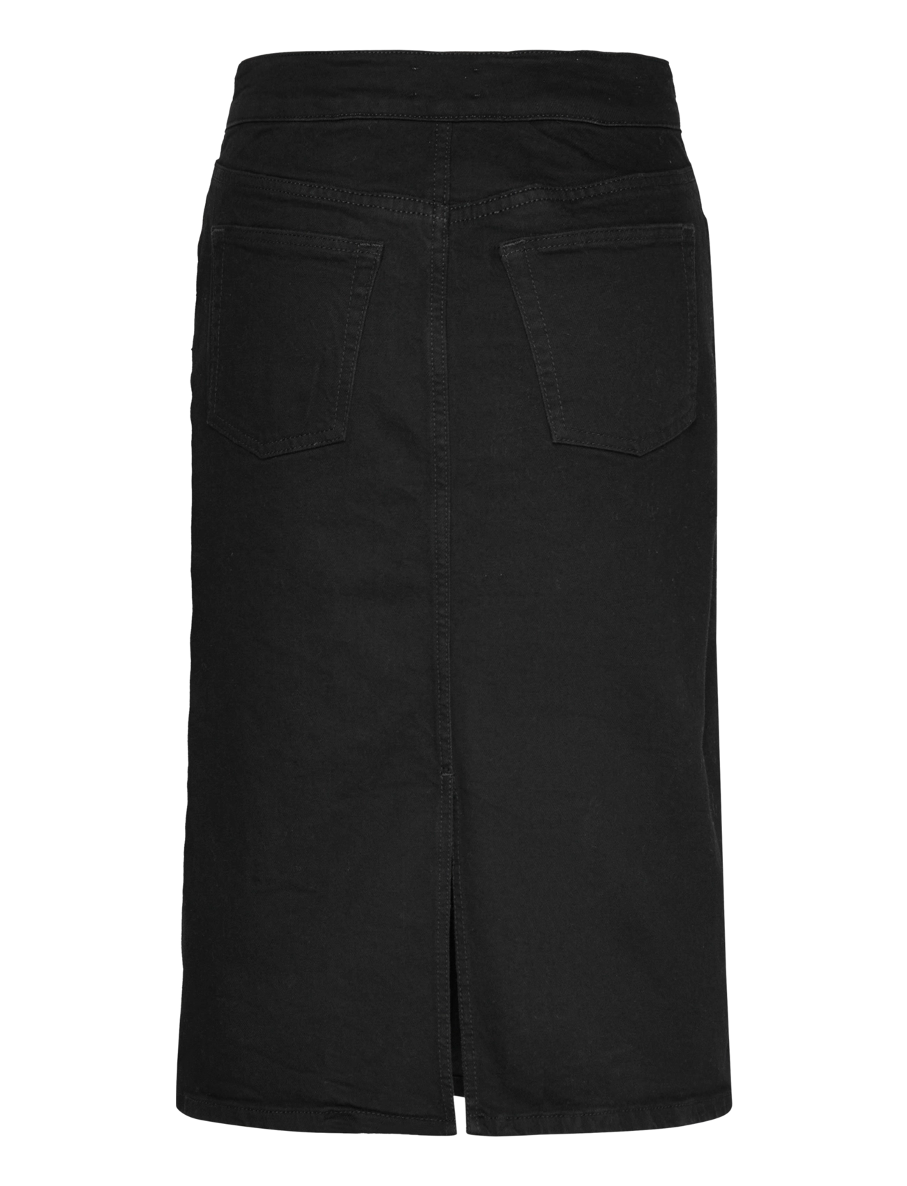 Filippa K - Trucker Jean Skirt - midi skirts - black wash - 1