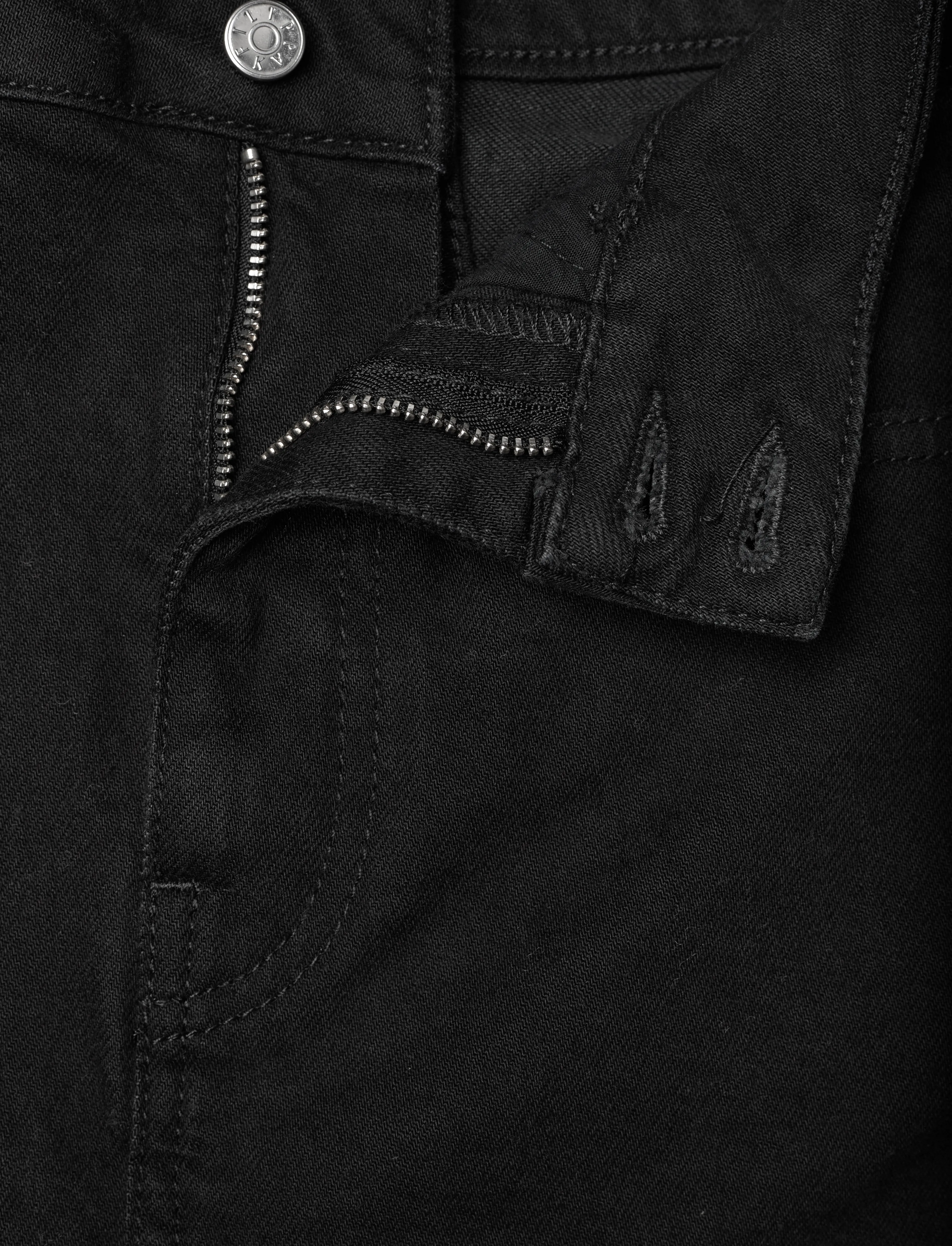 Filippa K - Trucker Jean Skirt - midi skirts - black wash - 3
