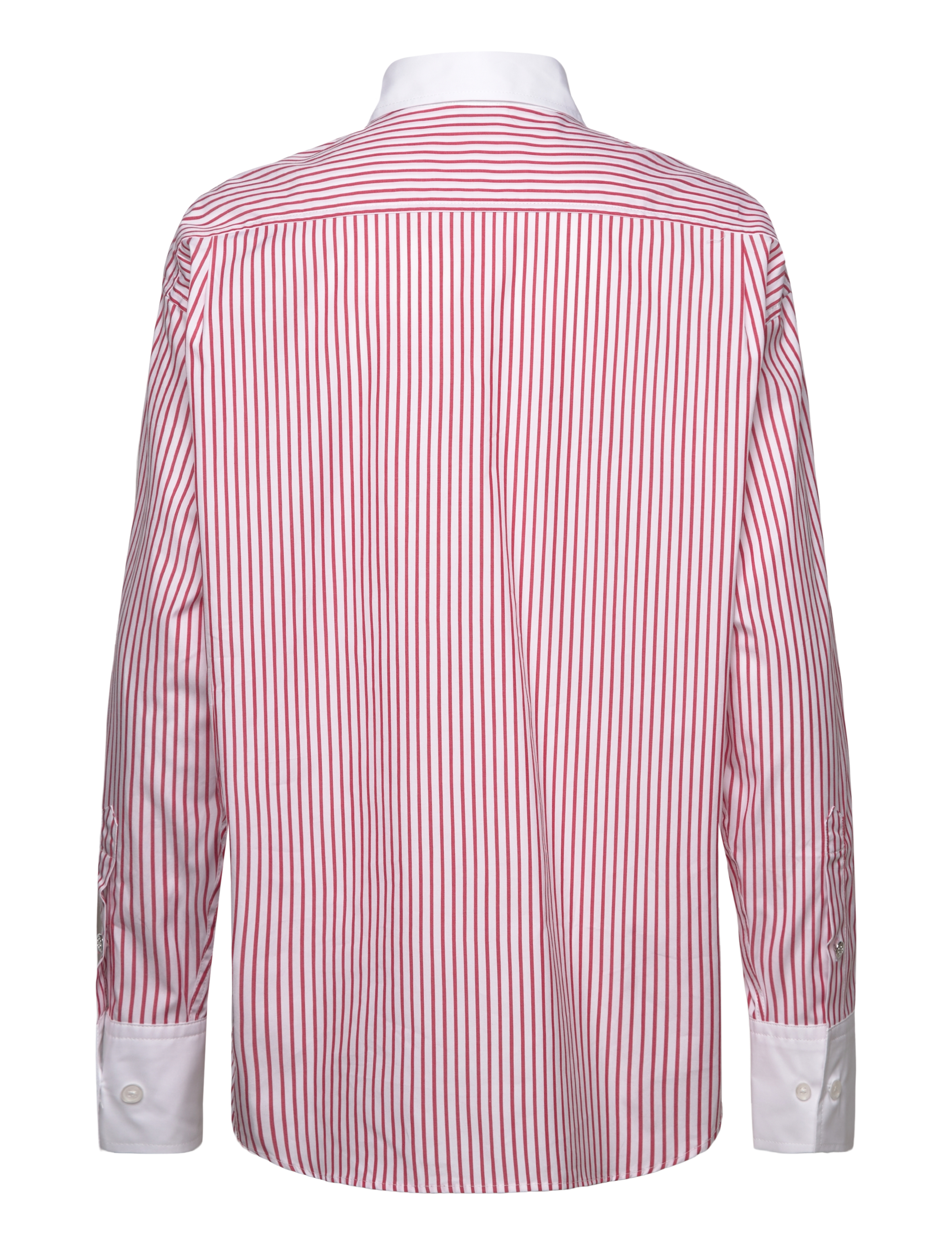 Filippa K - Striped Cotton Shirt - långärmade skjortor - white/dark - 1
