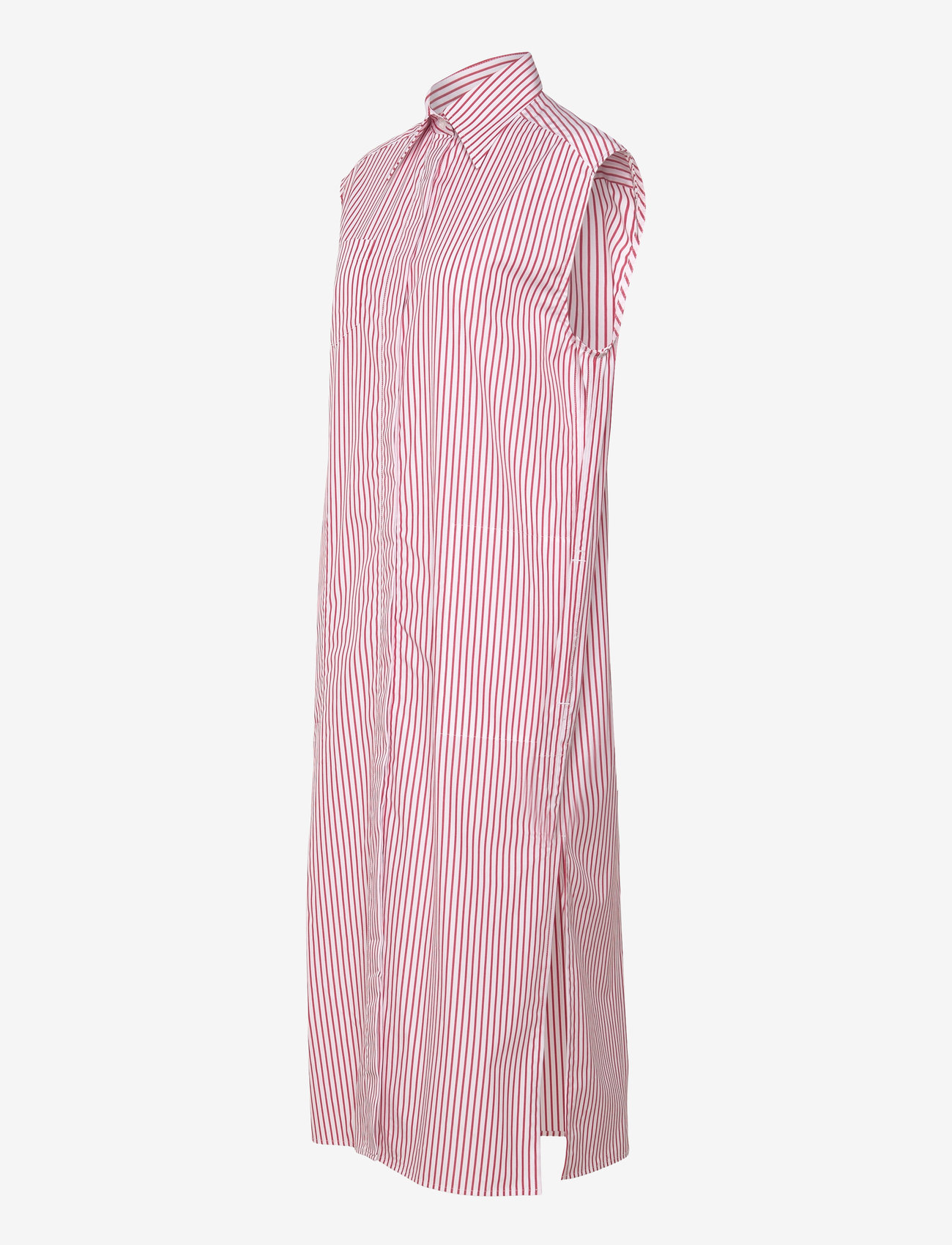 Filippa K - Cotton Poplin Shirt Dress - midi-kleider - white/dark - 2