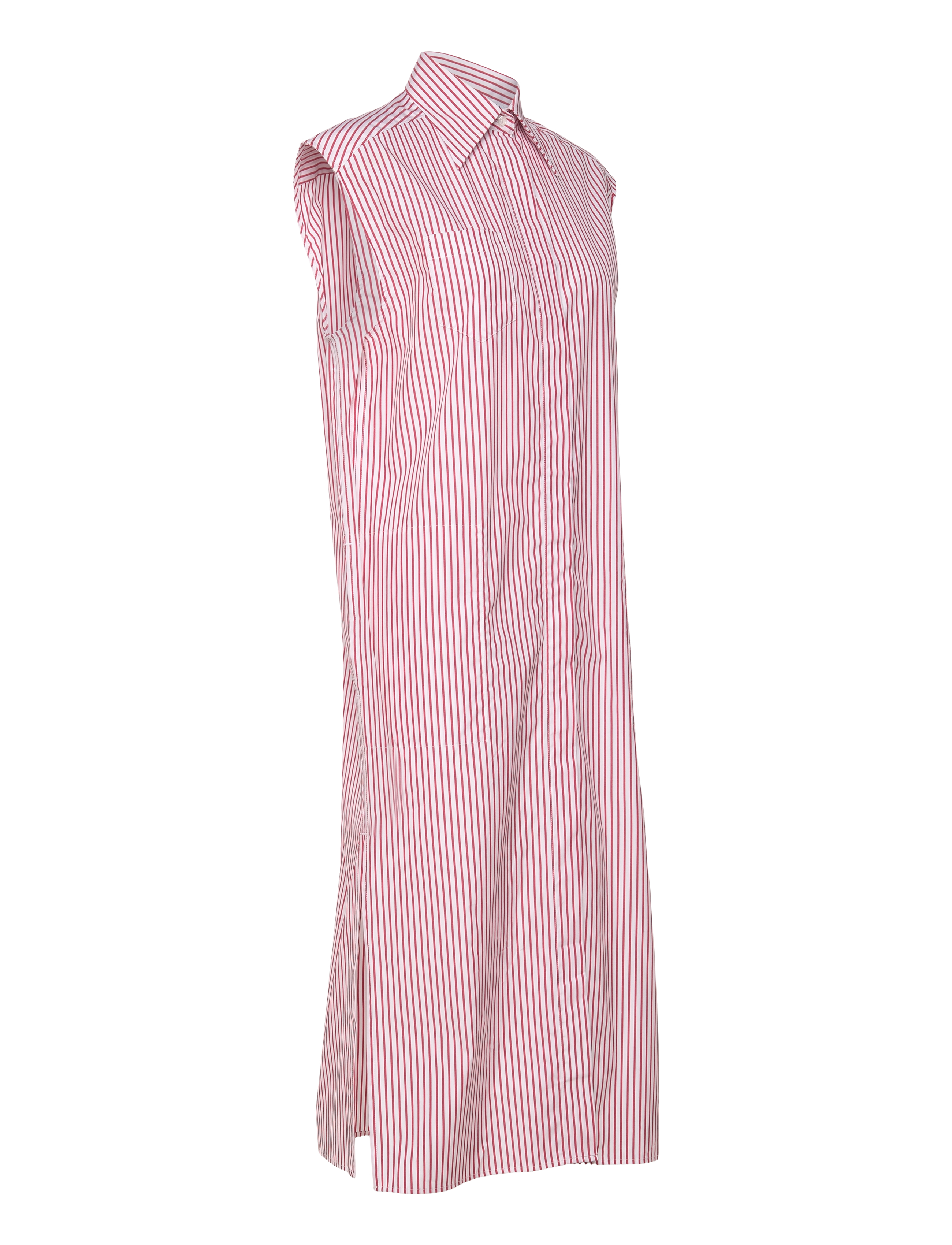 Filippa K - Cotton Poplin Shirt Dress - midi kleitas - white/dark - 3
