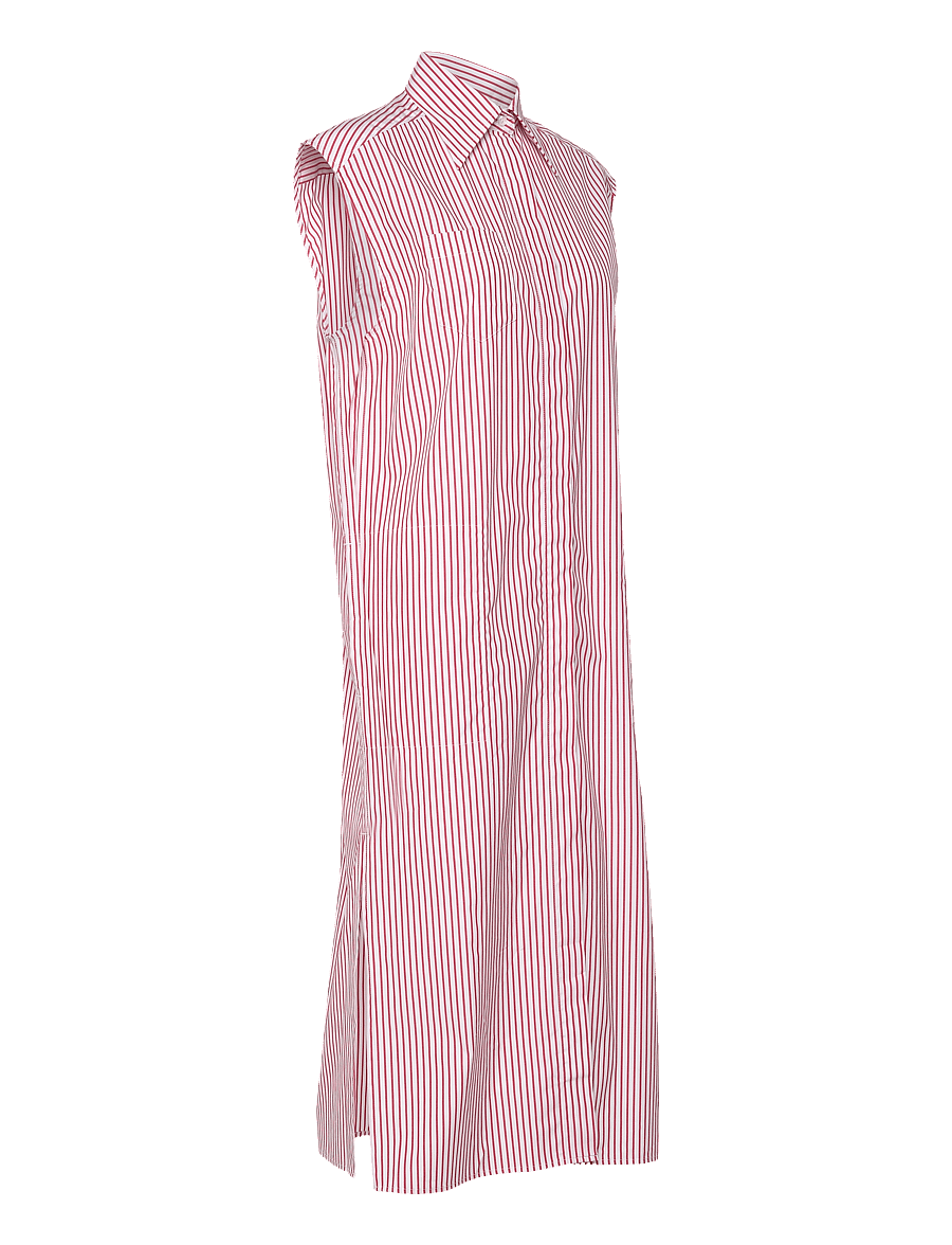 Filippa K - Cotton Poplin Shirt Dress - midi kleitas - white/dark - 3
