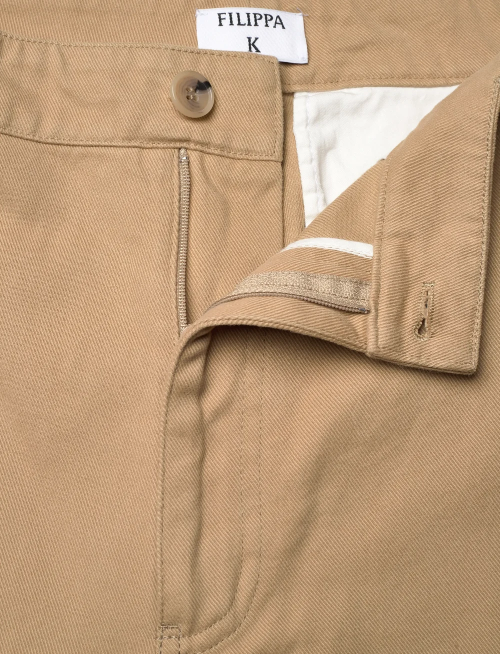 Filippa K - Baggy Cotton Trousers - bukser med brede ben - canvas bei - 3