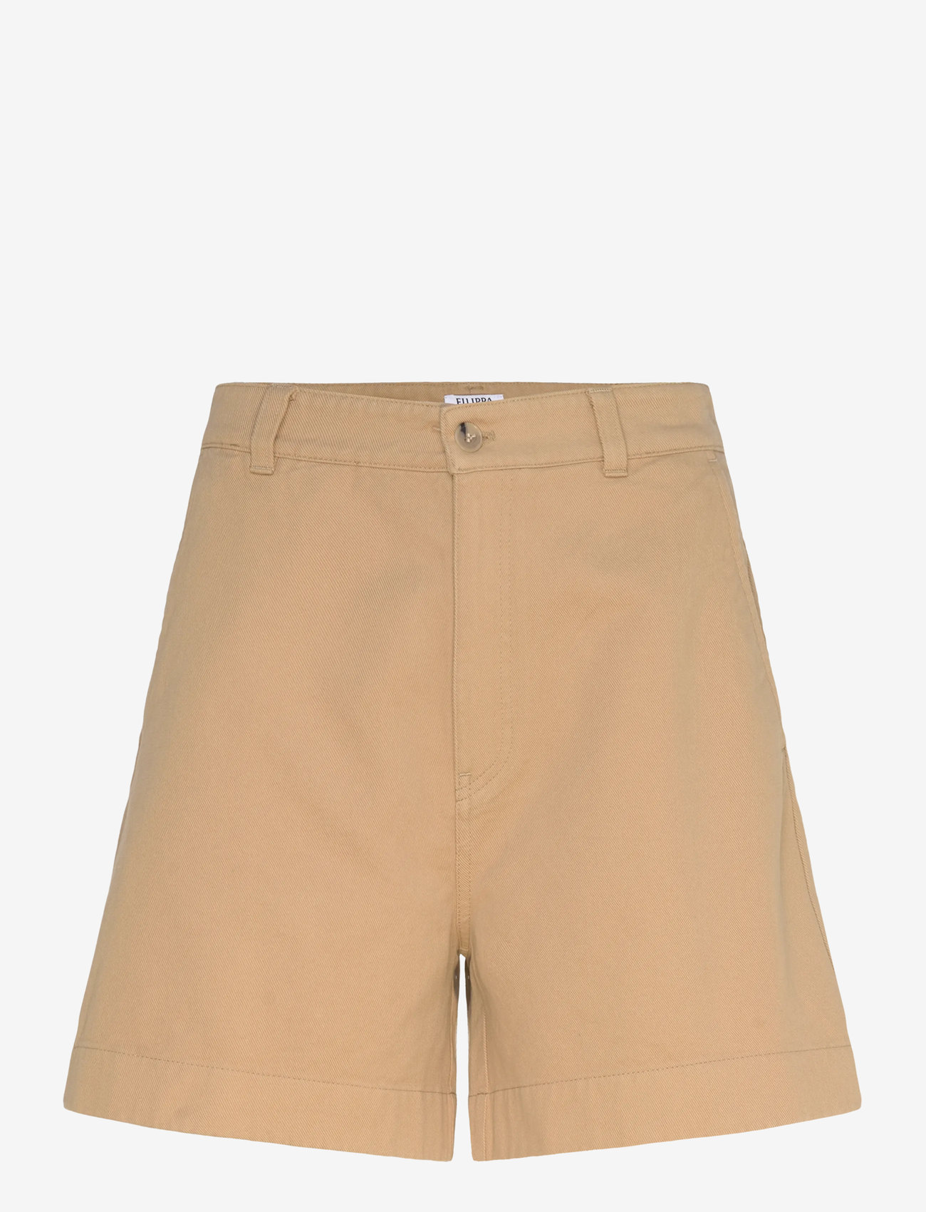 Filippa K - Baggy Cotton Shorts - chino shorts - canvas bei - 0