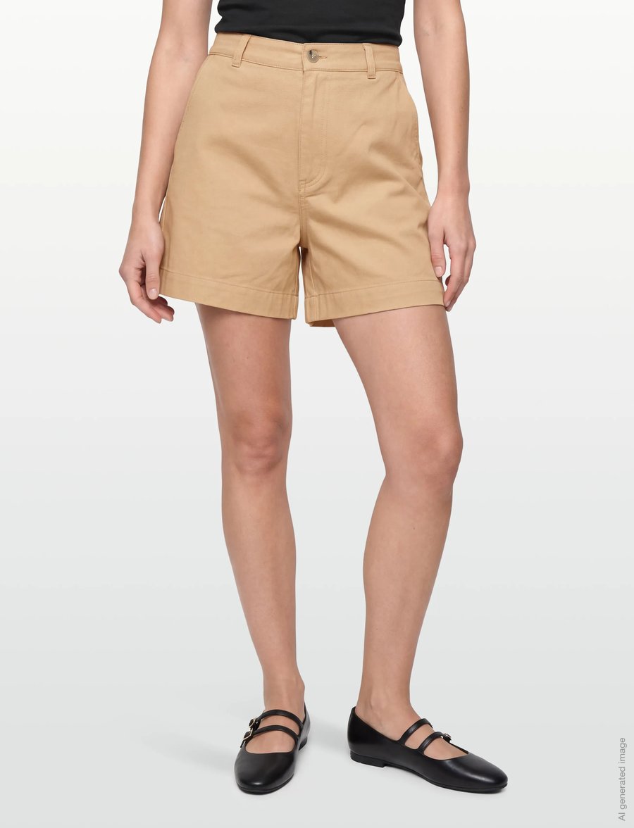 Filippa K - Baggy Cotton Shorts - chino-shorts - canvas bei - 3