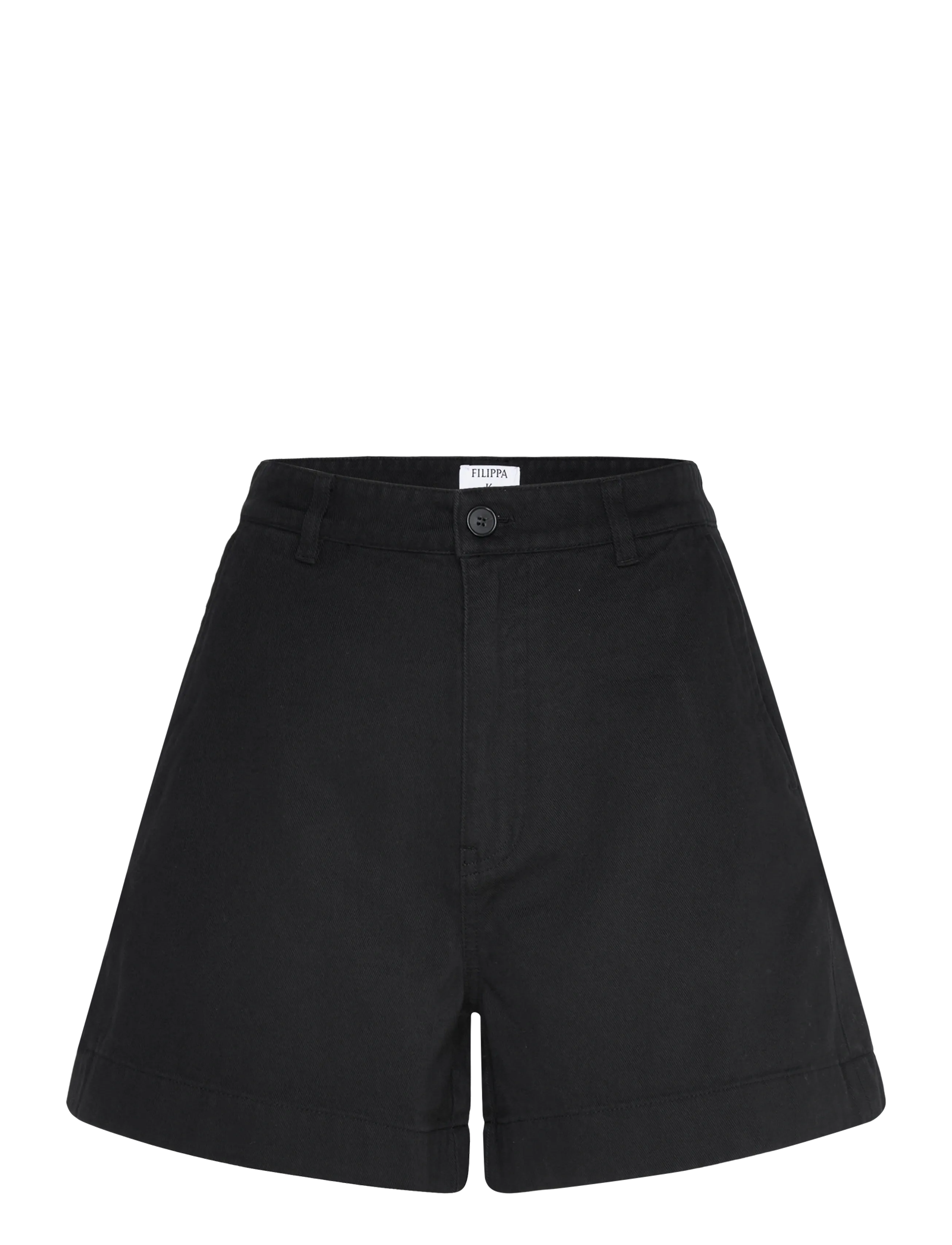 Filippa K Baggy Cotton Shorts - Shorts - WASHED BLA / black
