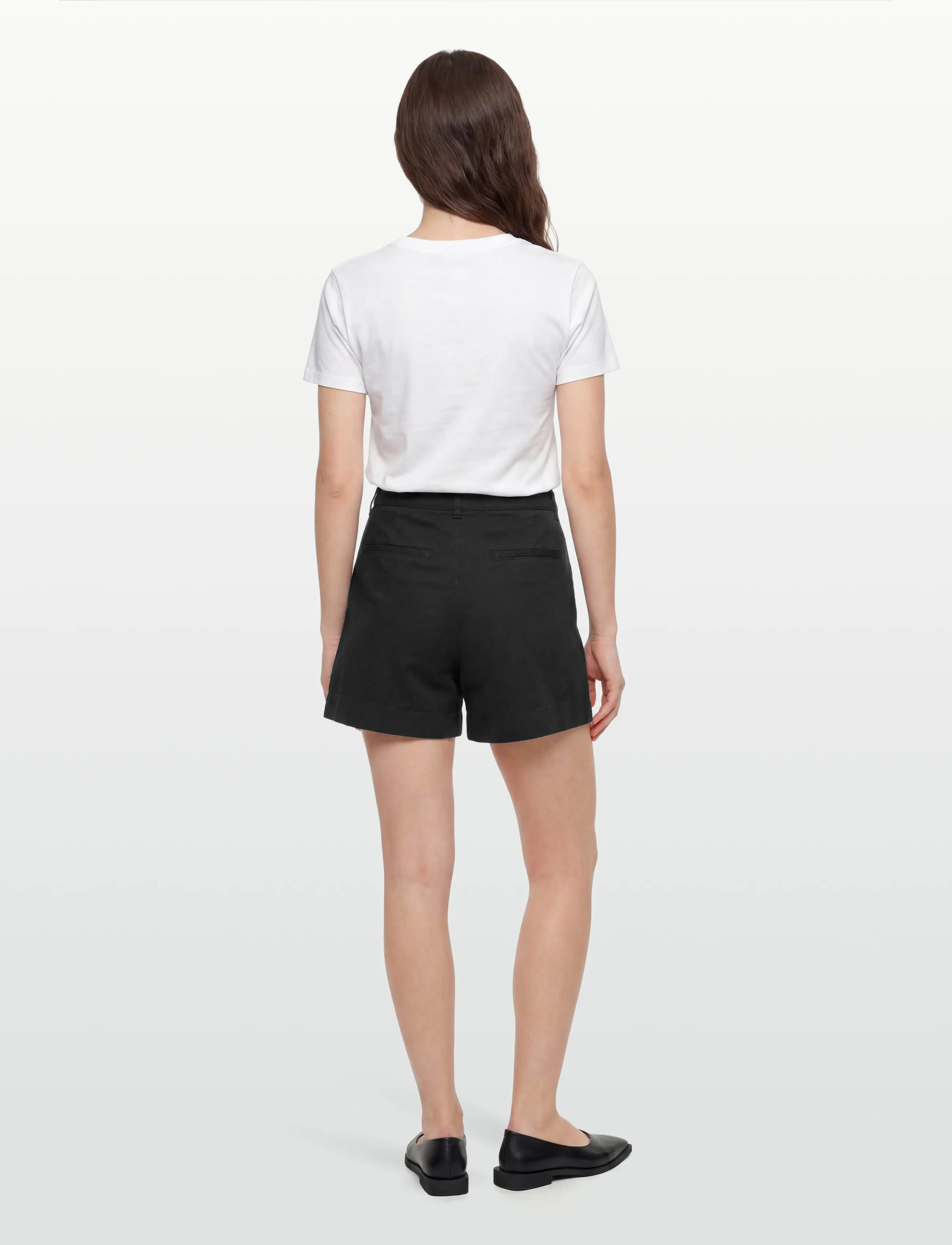 Filippa K - Baggy Cotton Shorts - chino shorts - washed bla - 4