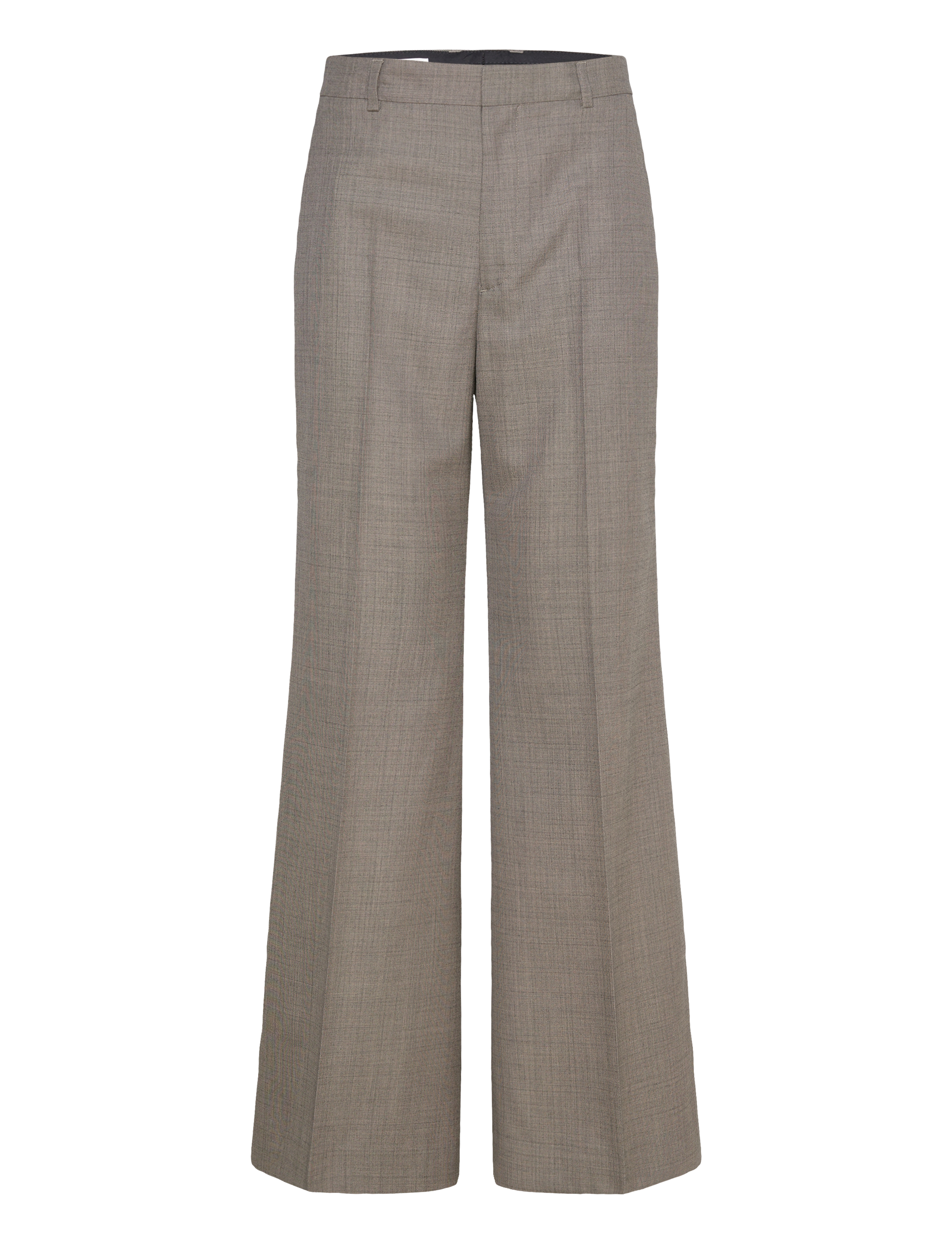 Filippa K Wool Blend Flare Trousers - Filippa K - TAUPE / brown