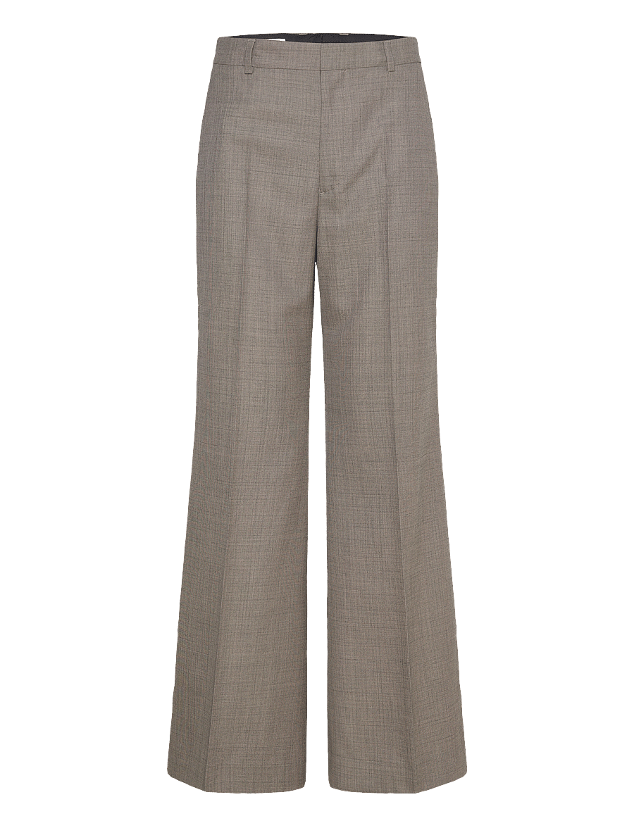 Filippa K - Wool Blend Flare Trousers - schlaghose - taupe - 0