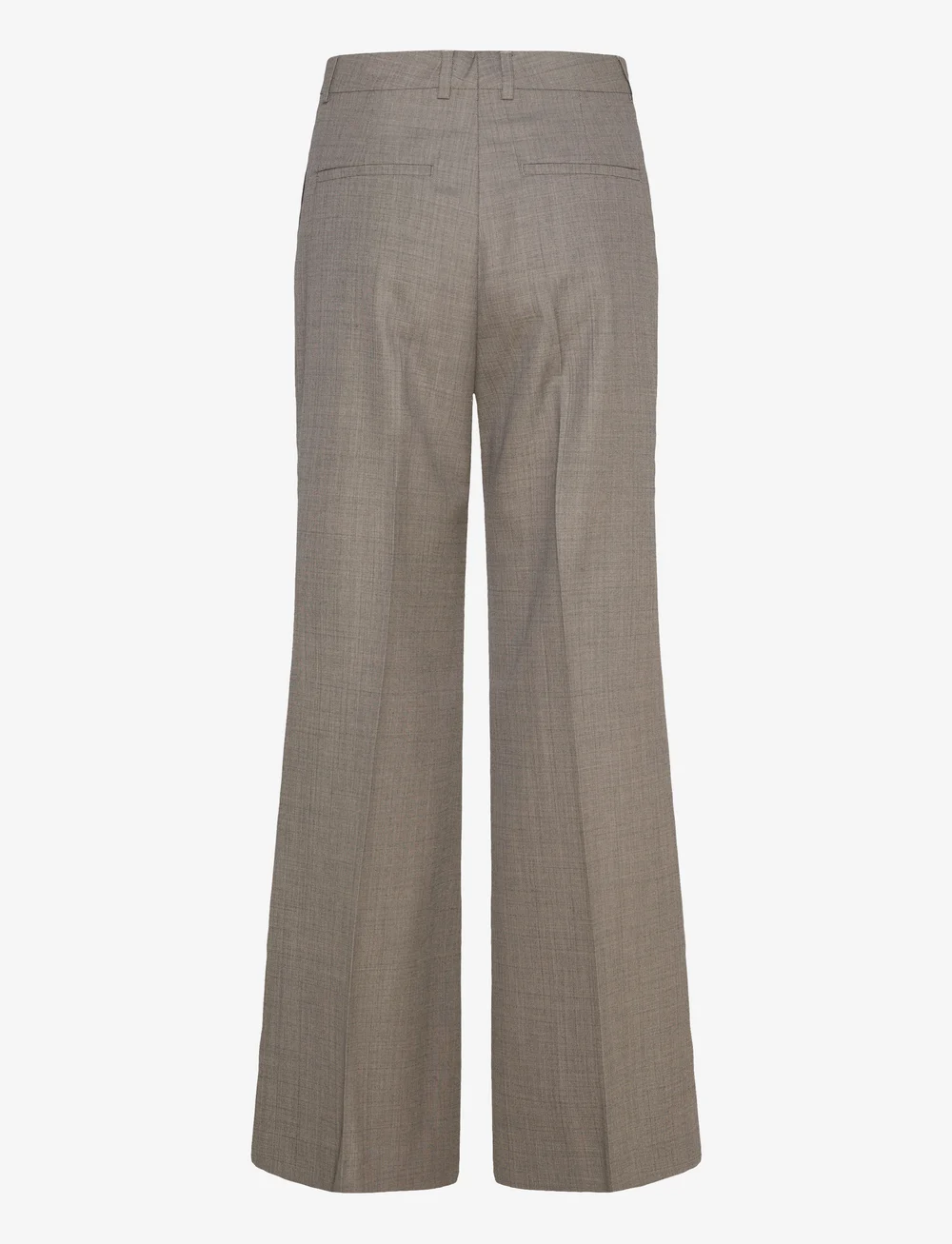 Filippa K - Wool Blend Flare Trousers - schlaghose - taupe - 1