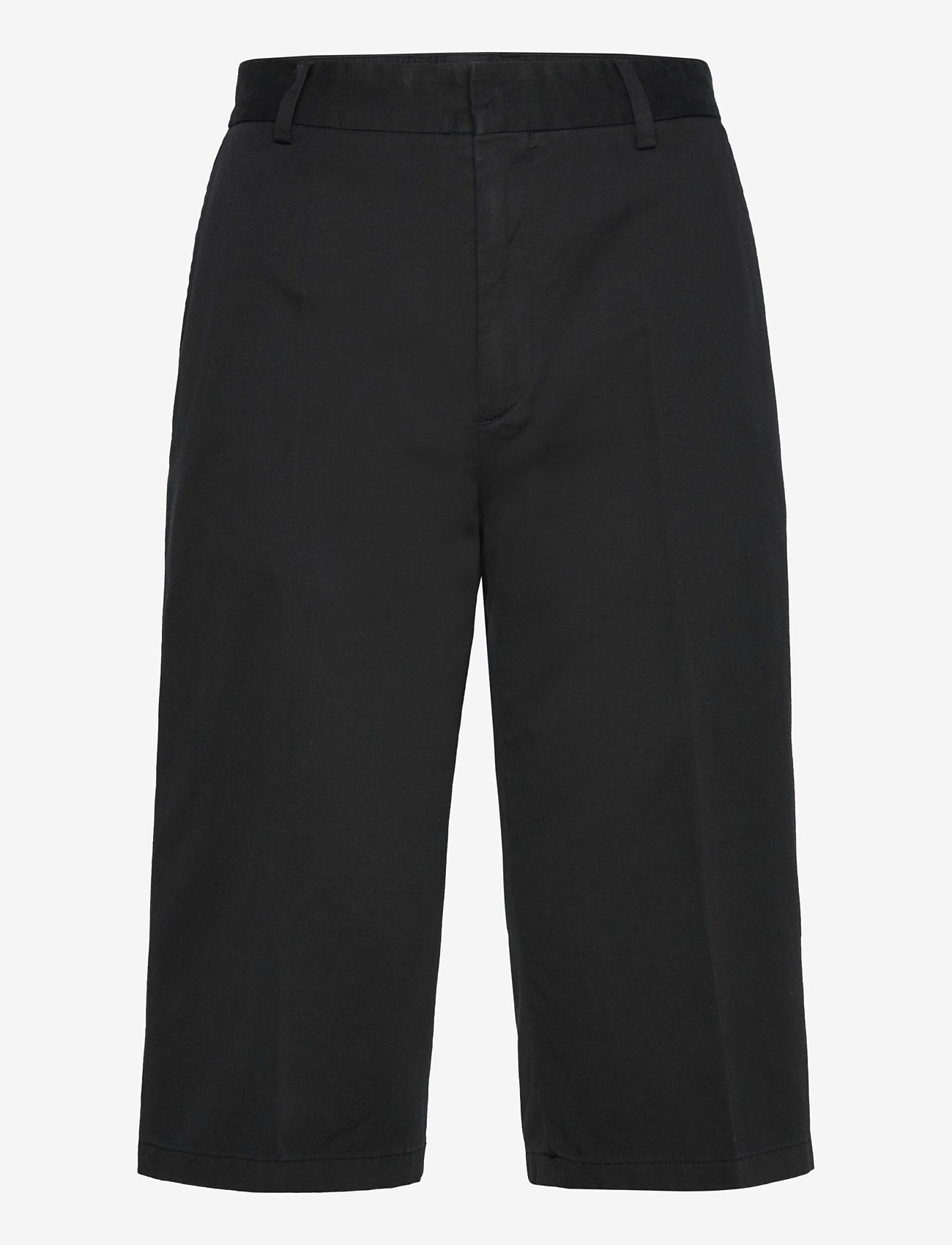Filippa K - Straight Cotton Linen Shorts - leinen-shorts - black - 0