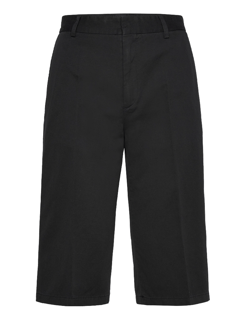 Filippa K - Straight Cotton Linen Shorts - leinen-shorts - black - 0