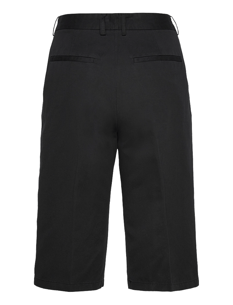 Filippa K - Straight Cotton Linen Shorts - leinen-shorts - black - 1