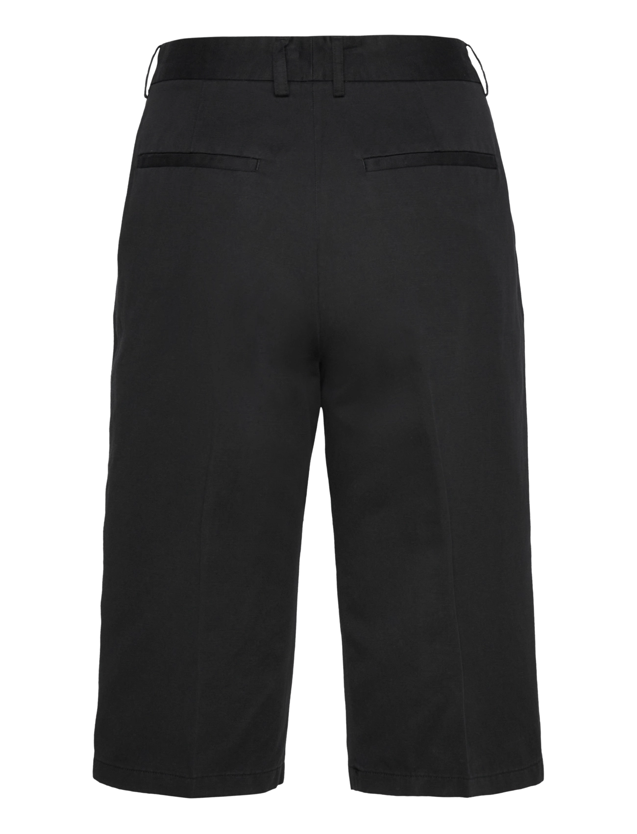 Filippa K - Straight Cotton Linen Shorts - leinen-shorts - black - 1