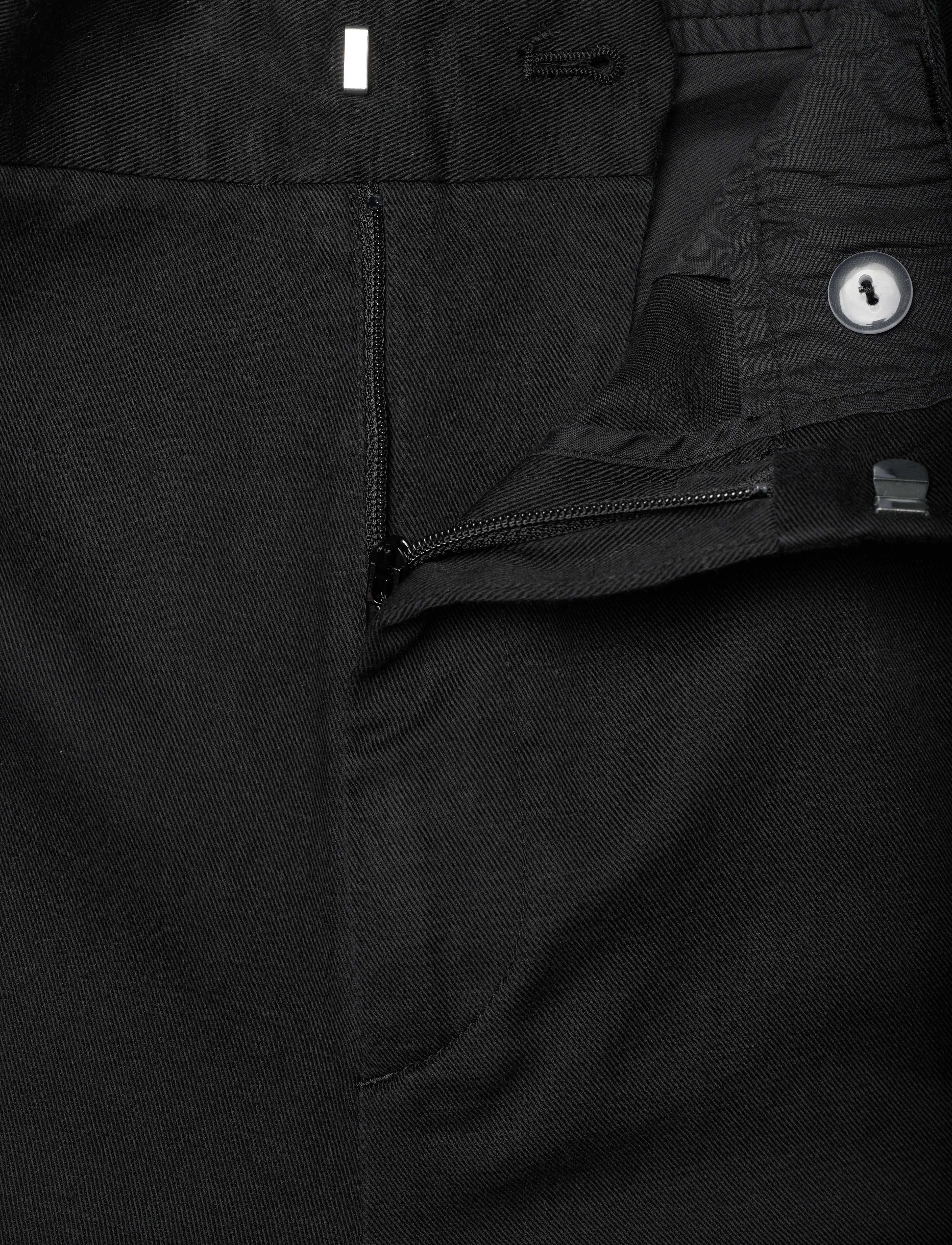 Filippa K - Straight Cotton Linen Shorts - leinen-shorts - black - 3