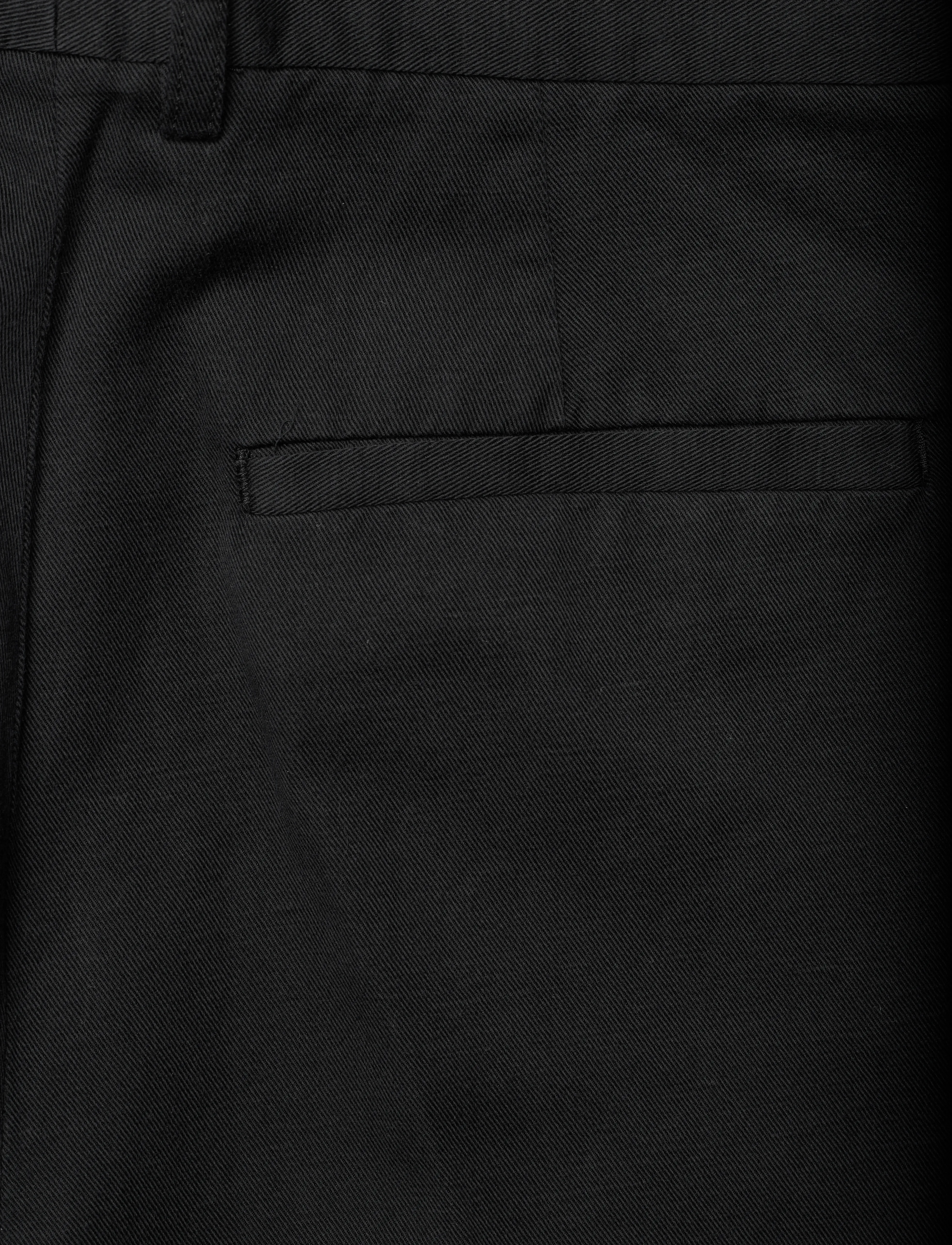 Filippa K - Straight Cotton Linen Shorts - leinen-shorts - black - 4