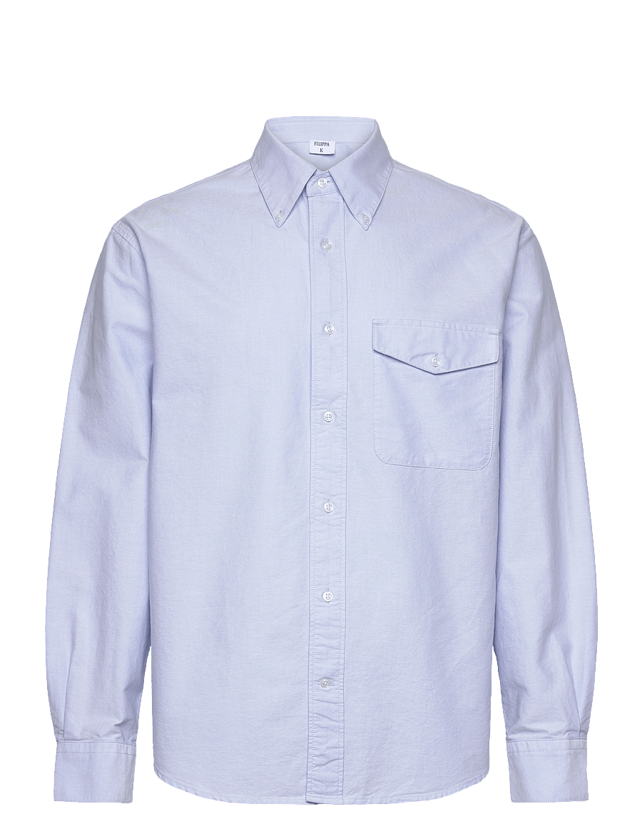 Filippa K - Loose Cotton Oxford Shirt - light blue - 0