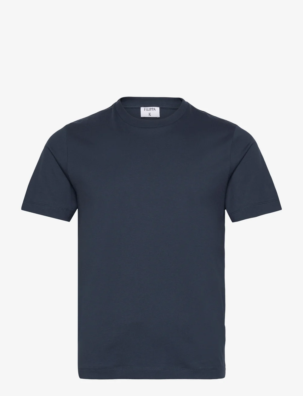 Filippa K - Classic Cotton Tee - short-sleeved t-shirts - iris blue - 0
