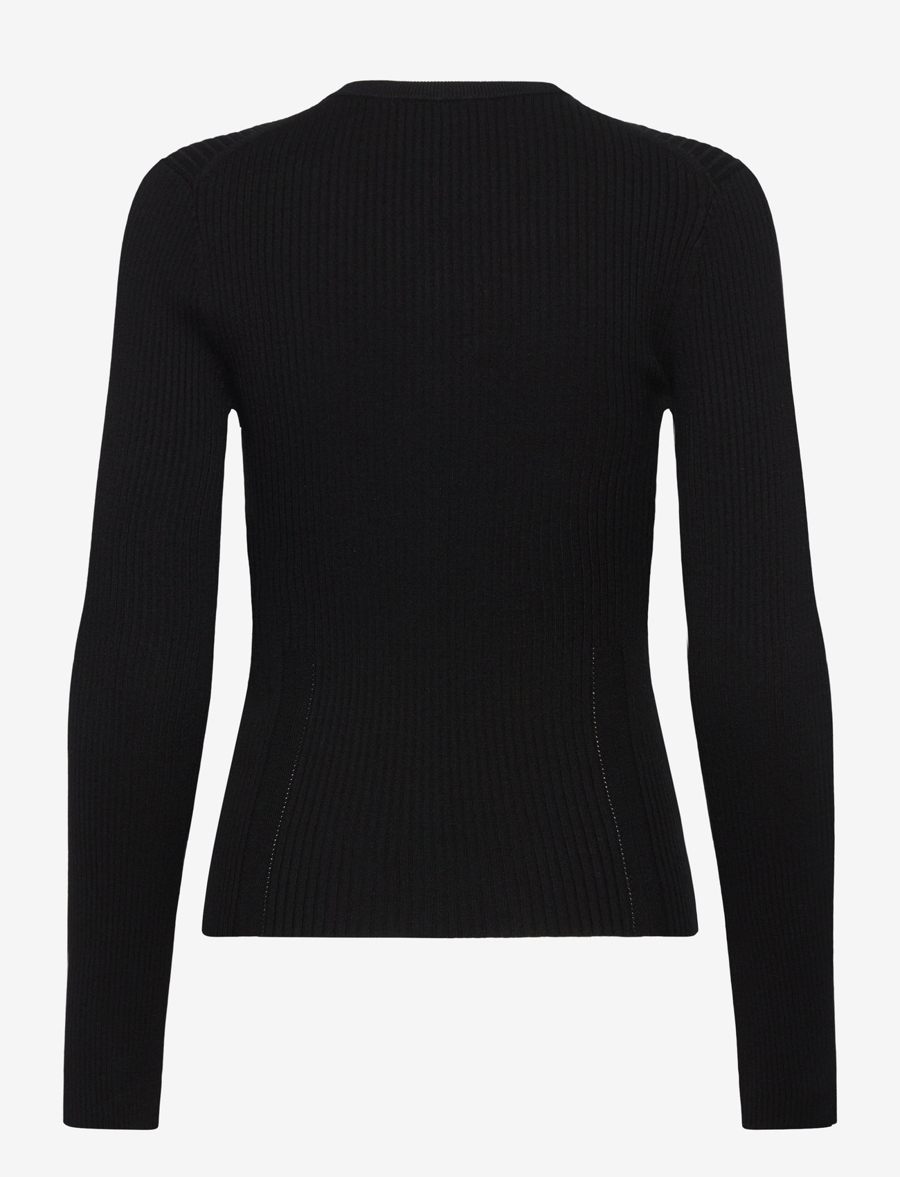 Filippa K - Ribbed Knit Henley - jumpers - black - 1