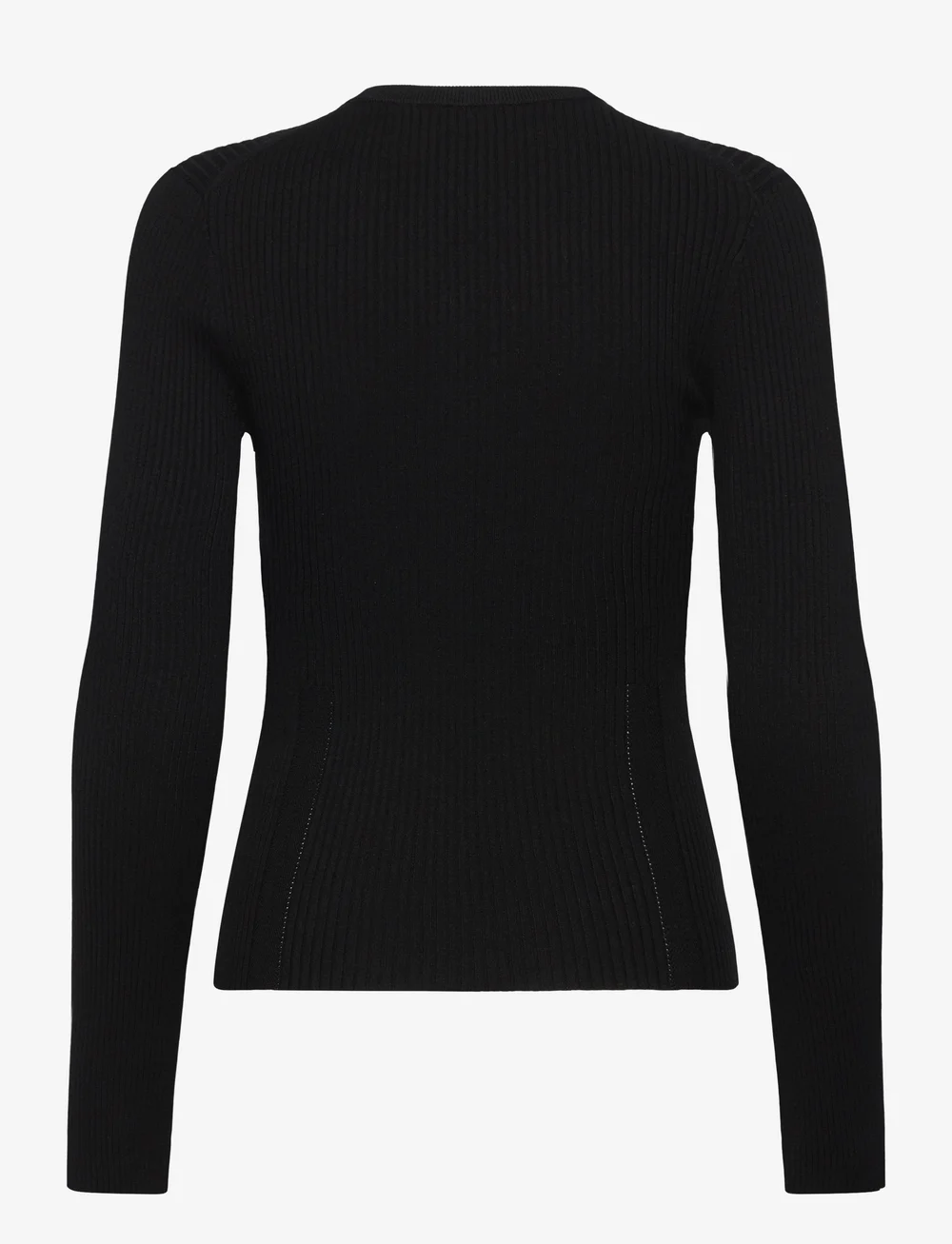 Filippa K - Ribbed Knit Henley - sviitrid - black - 1