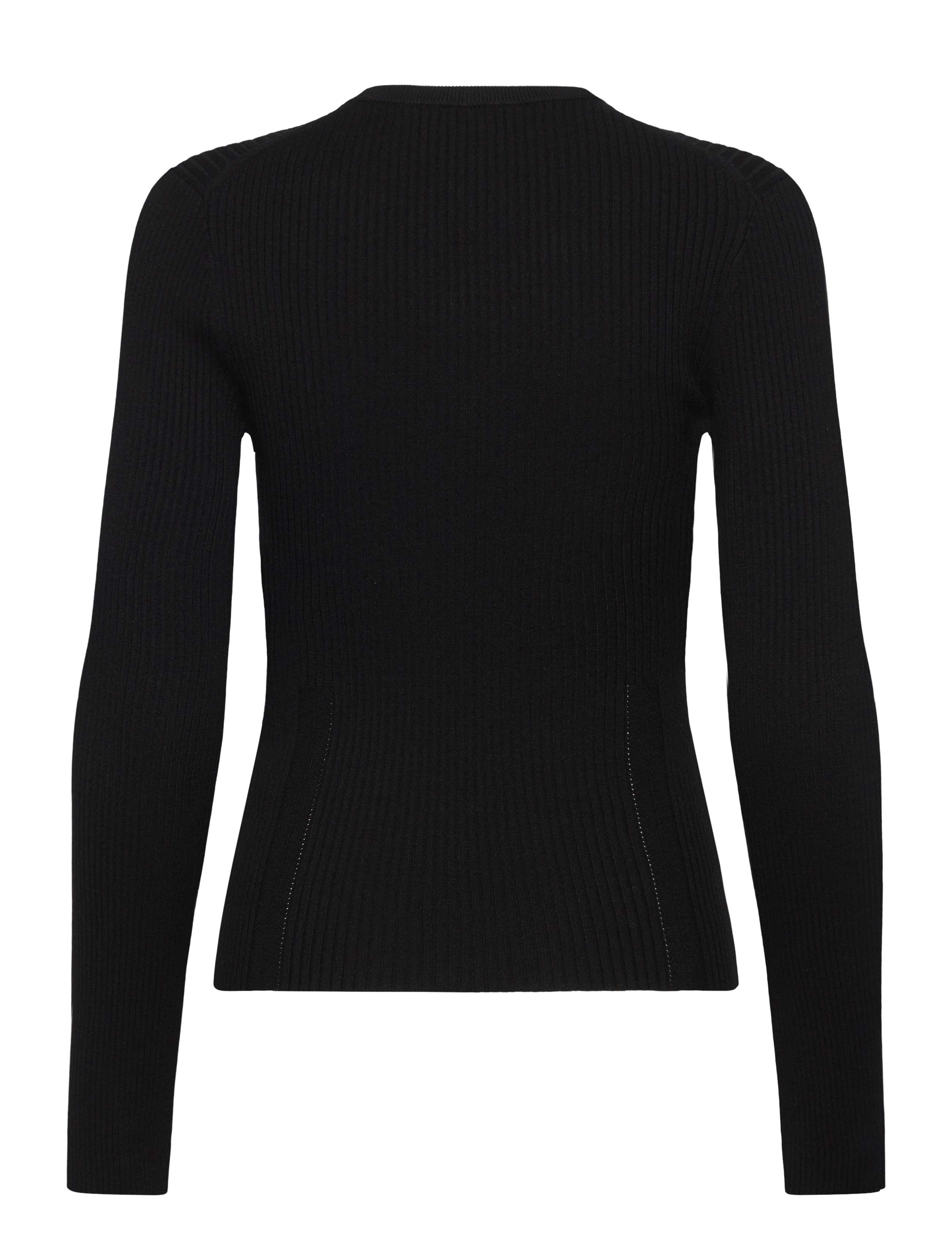 Filippa K - Ribbed Knit Henley - black - 1