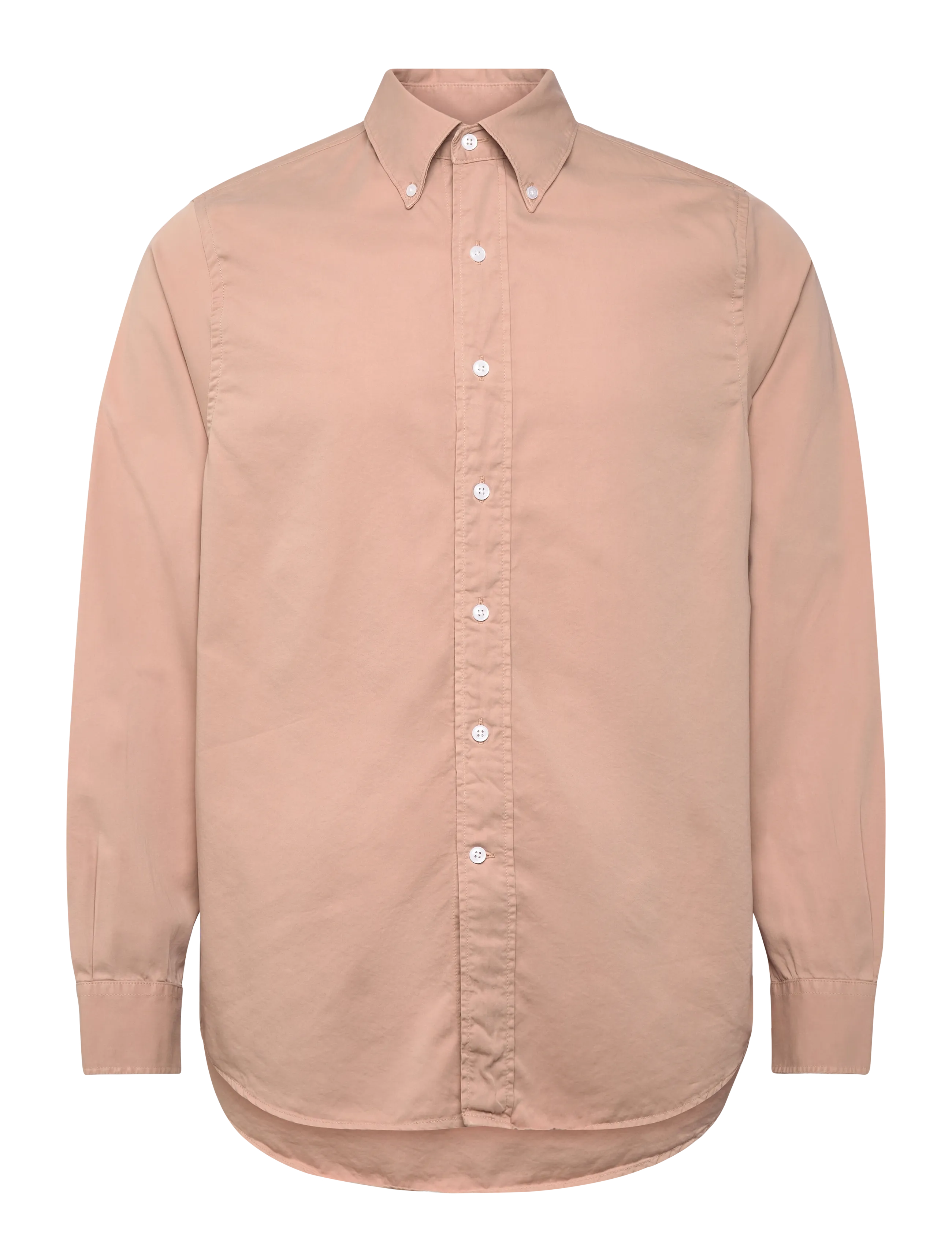 Tailored Button Down Shirt - CASHMERE BEIGE